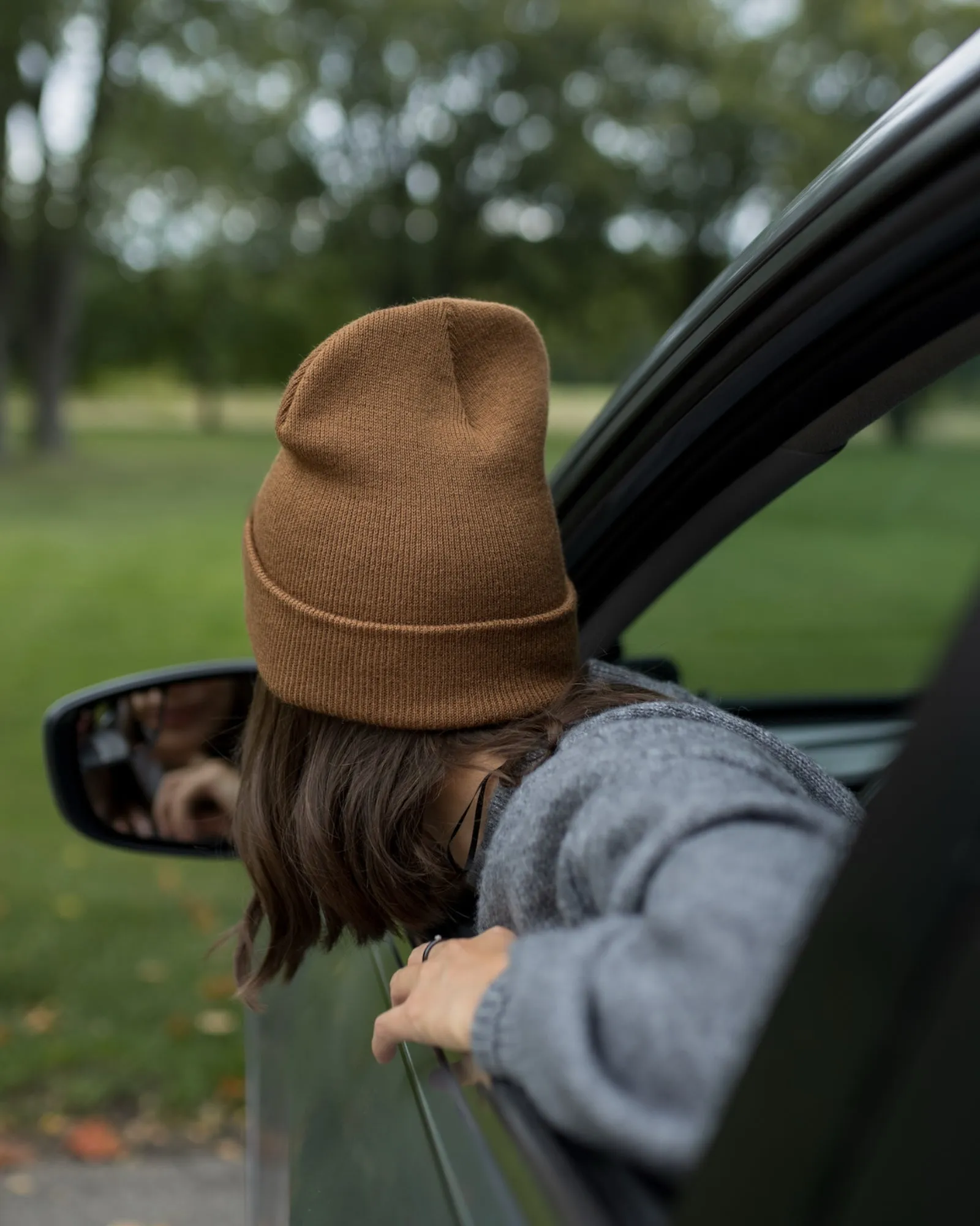 HAAKWEAR Traditional Silent Cuffed Beanie, Camel Brown