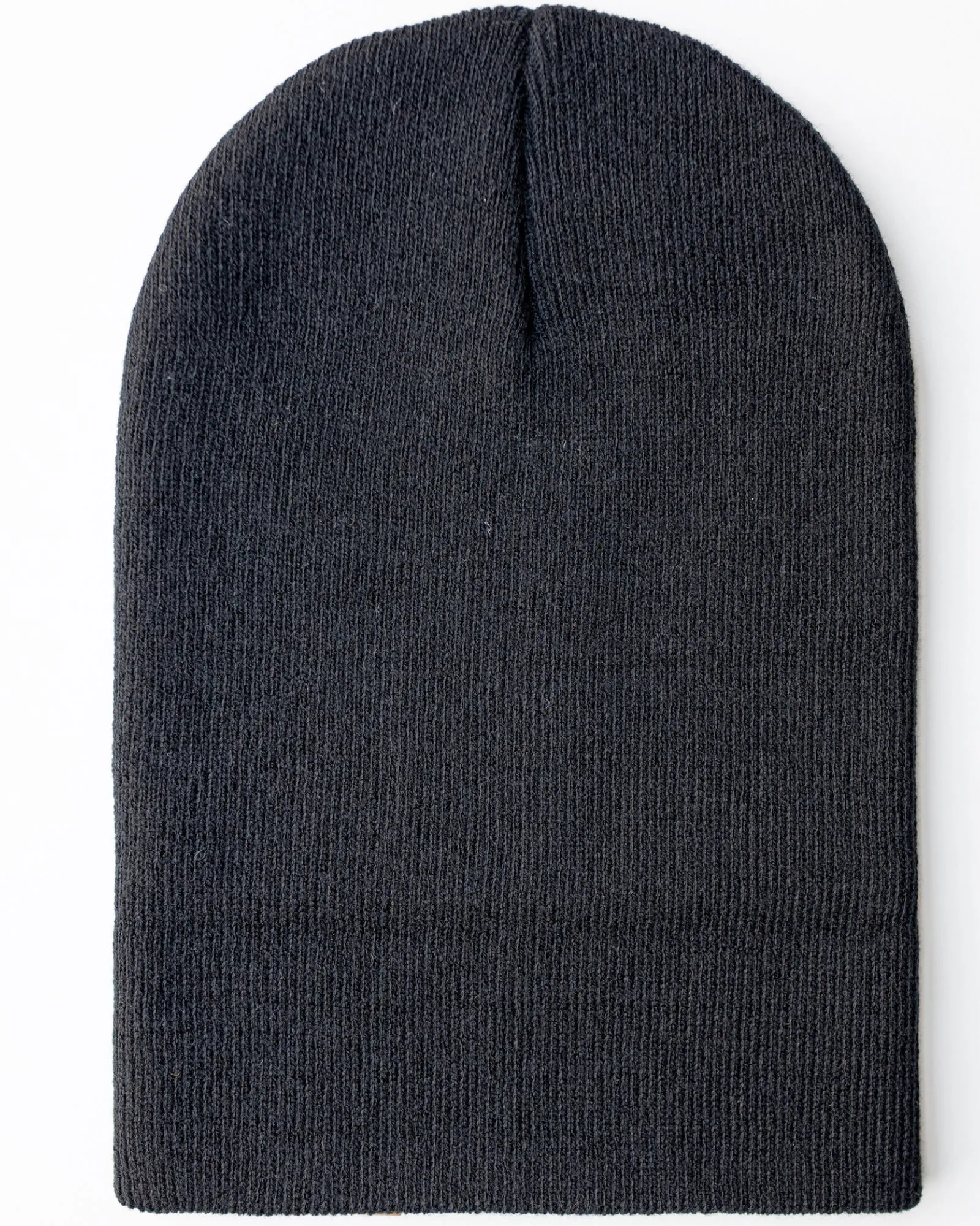 HAAKWEAR Traditional Silent Cuffed Beanie, Charcoal Black