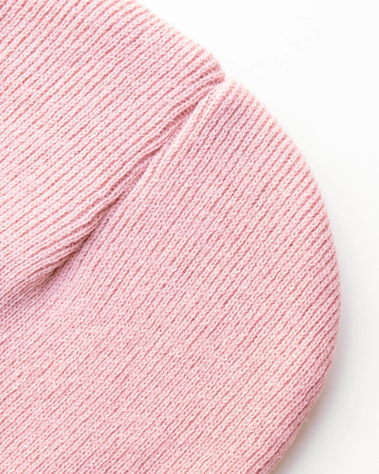 HAAKWEAR Traditional Silent Cuffed Beanie, Pearl Pink