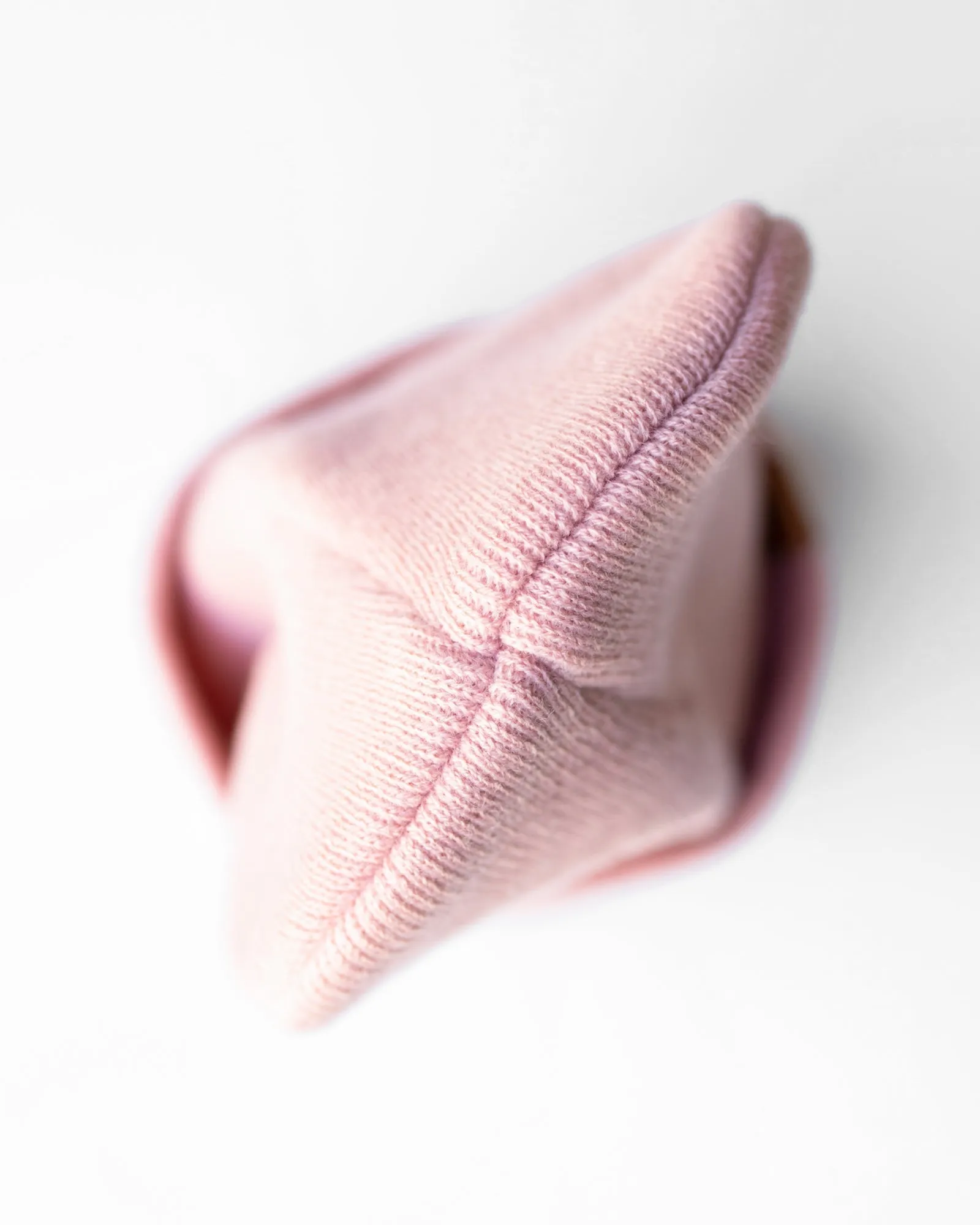 HAAKWEAR Traditional Silent Cuffed Beanie, Pearl Pink