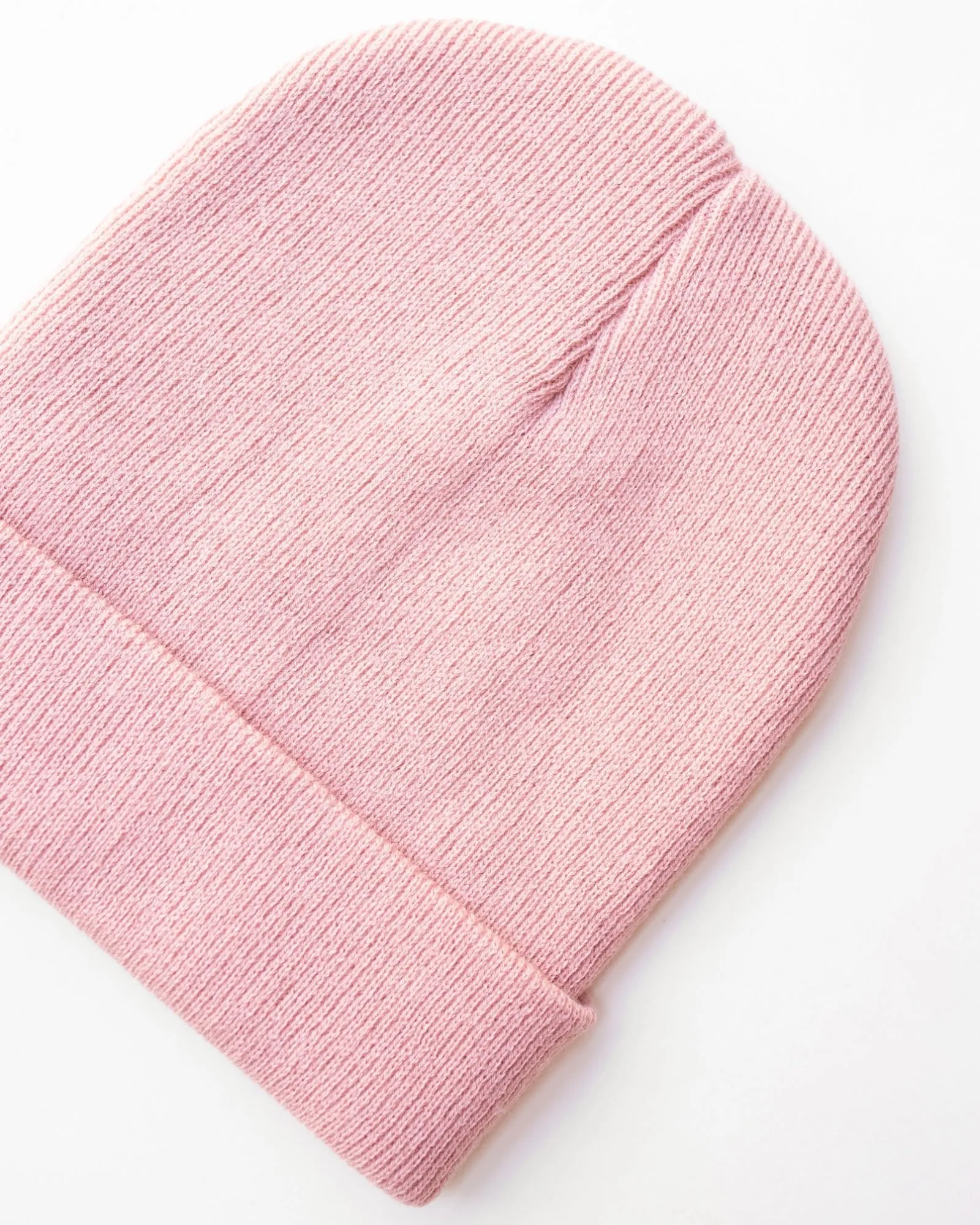 HAAKWEAR Traditional Silent Cuffed Beanie, Pearl Pink