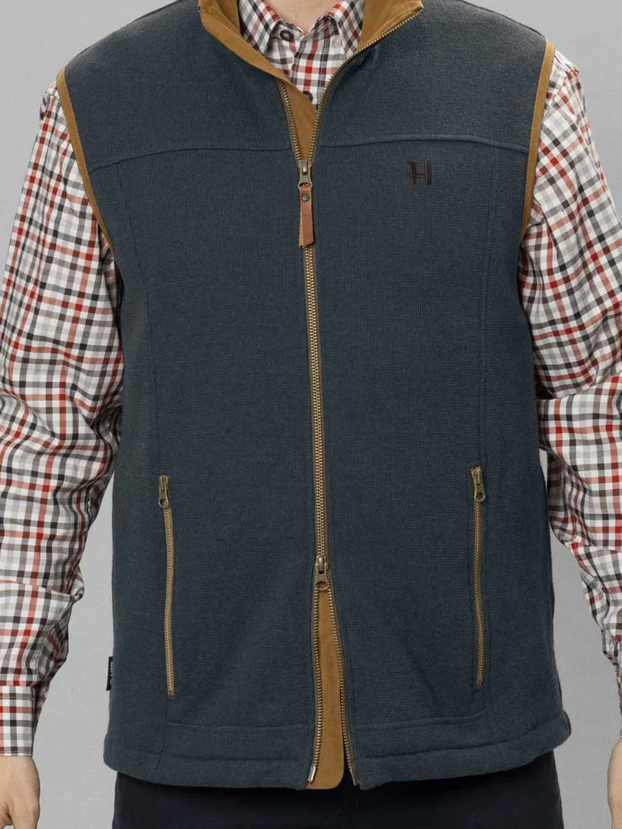 HARKILA Sandhem Pro Wool Fleece Gilet - Mens - Dark Navy