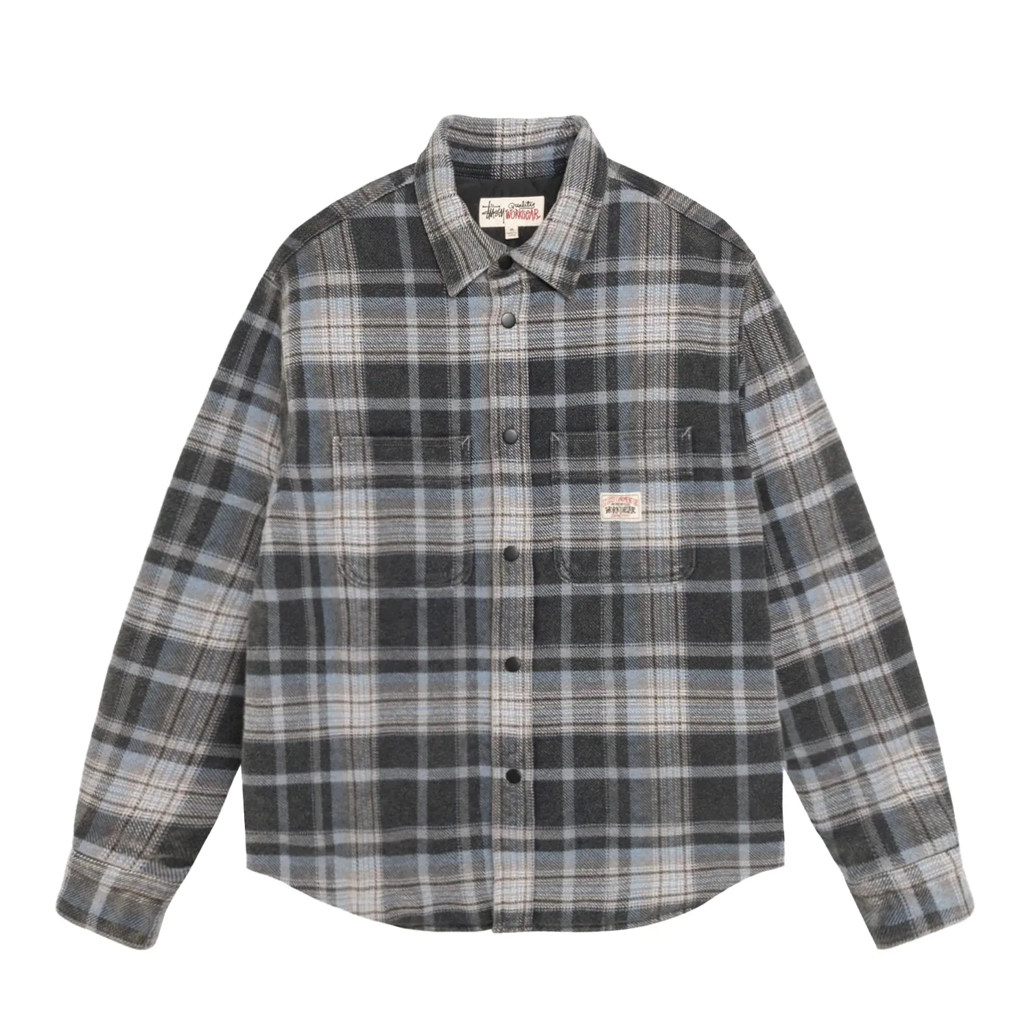 Heavy Washed Plaid Shirt