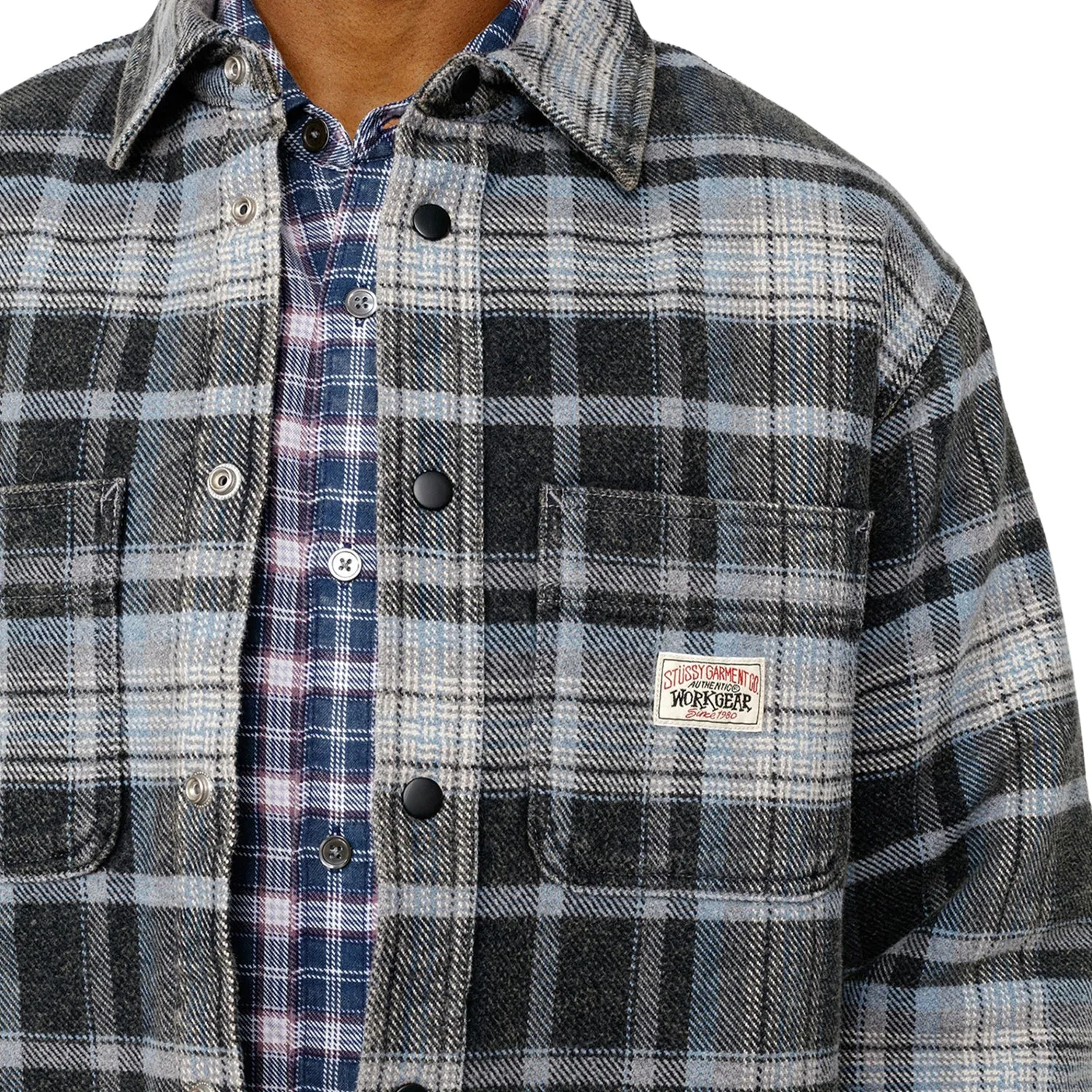 Heavy Washed Plaid Shirt