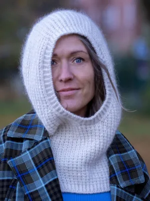 Hilly Hood balaclava by Anne Ventzel, No 2   silk mohair yarn kit (ex pattern)