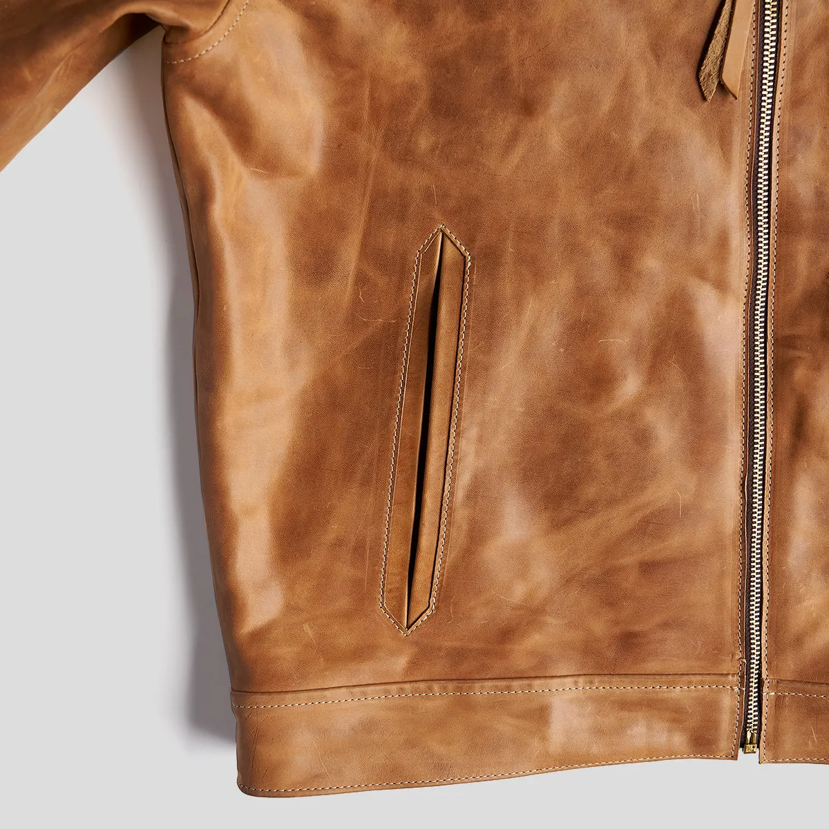 Horween® Horsehide Jacket No. 65 | Tan