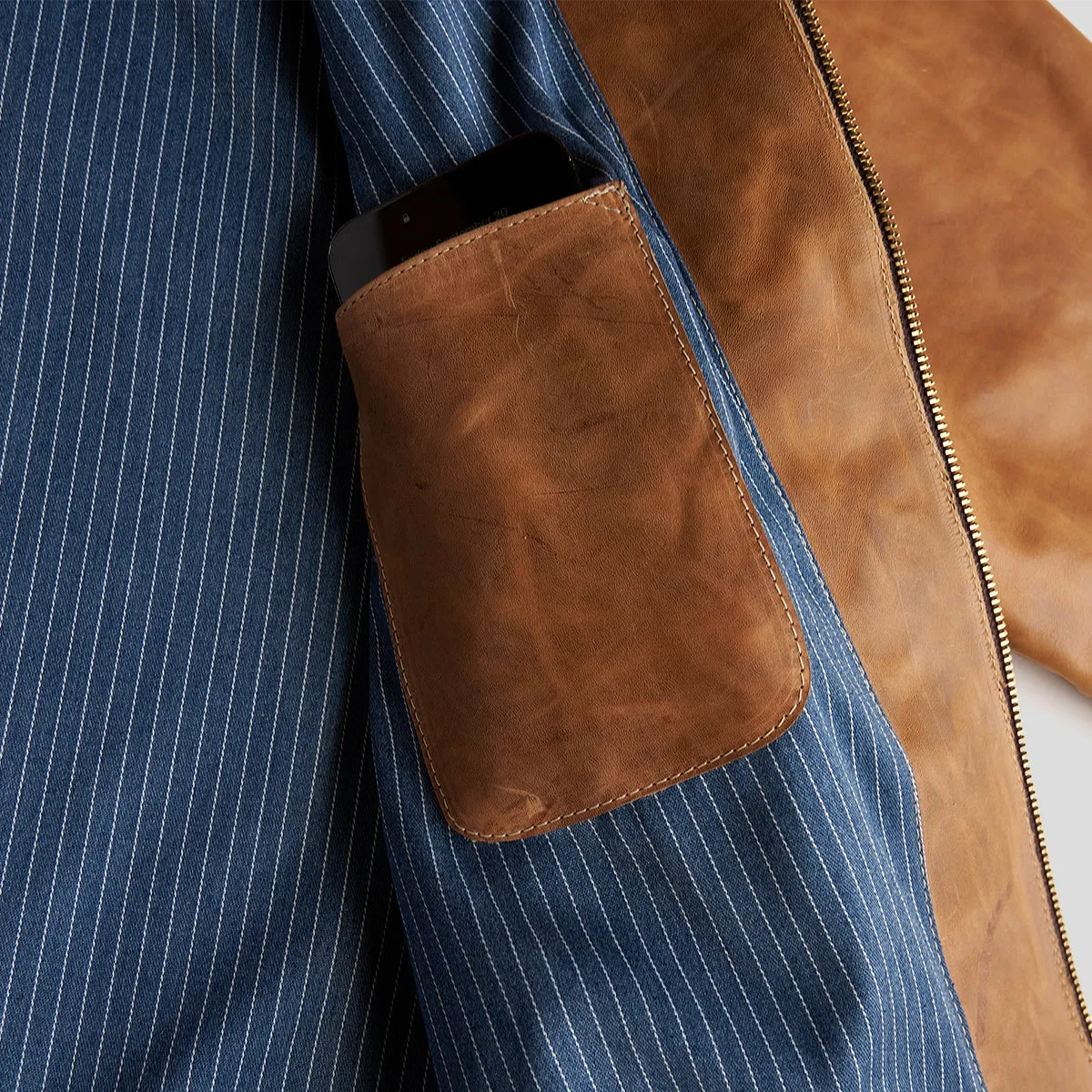 Horween® Horsehide Jacket No. 65 | Tan