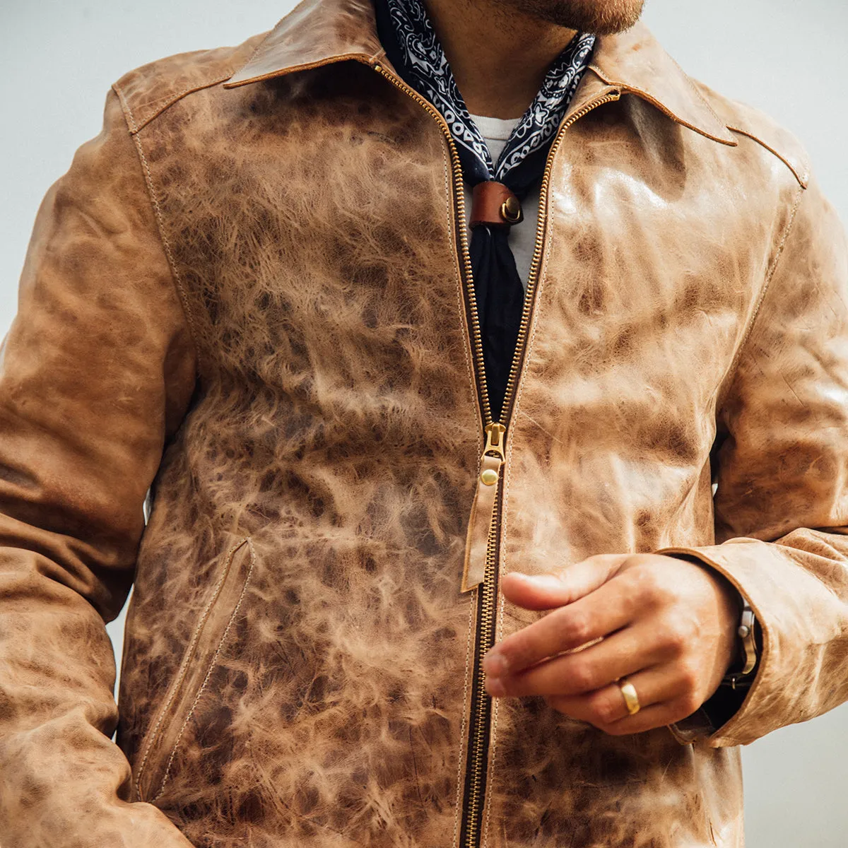 Horween® Horsehide Jacket No. 65 | Tan