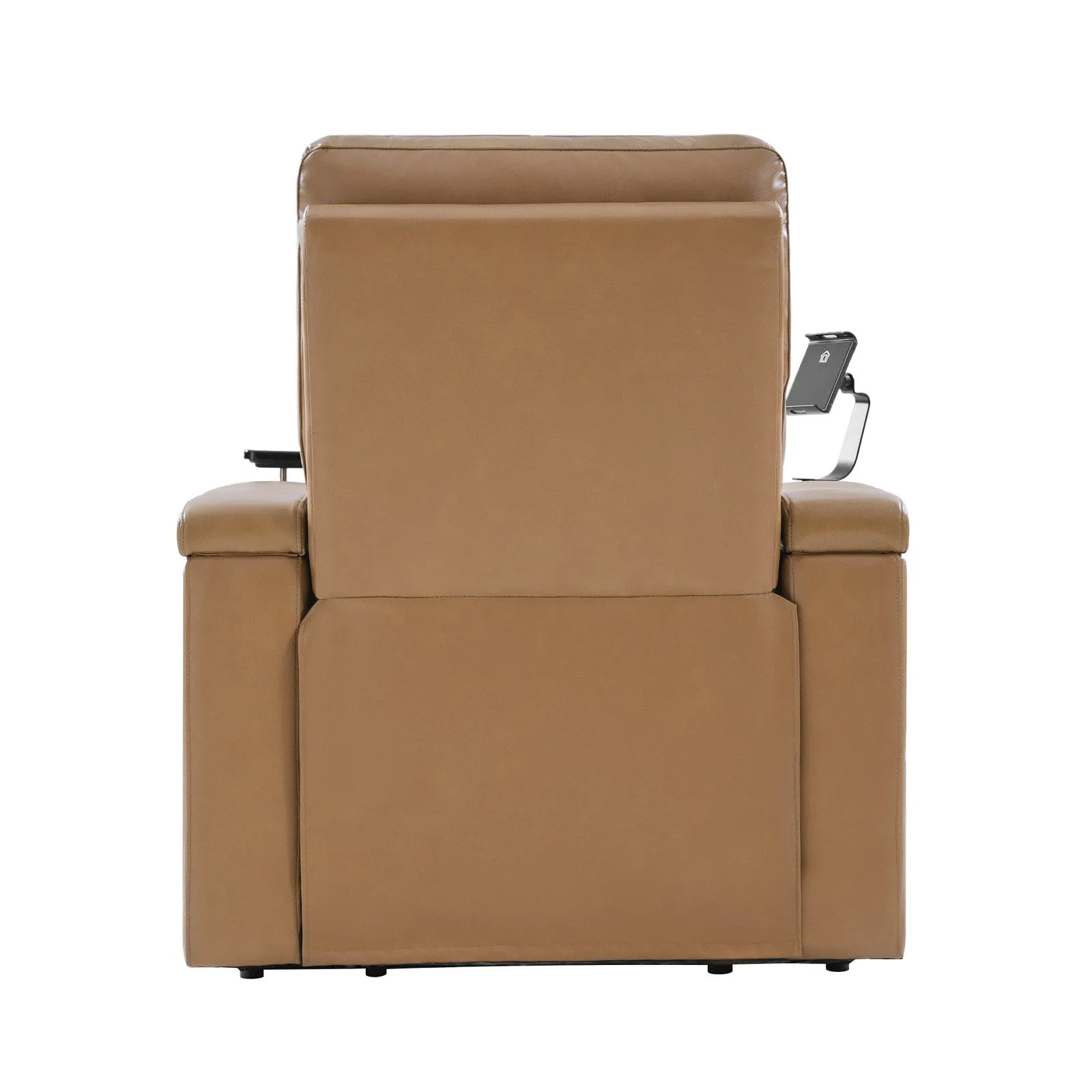 Iliana Electric Genuine Leather Recliner with Small Table and Phone Holder