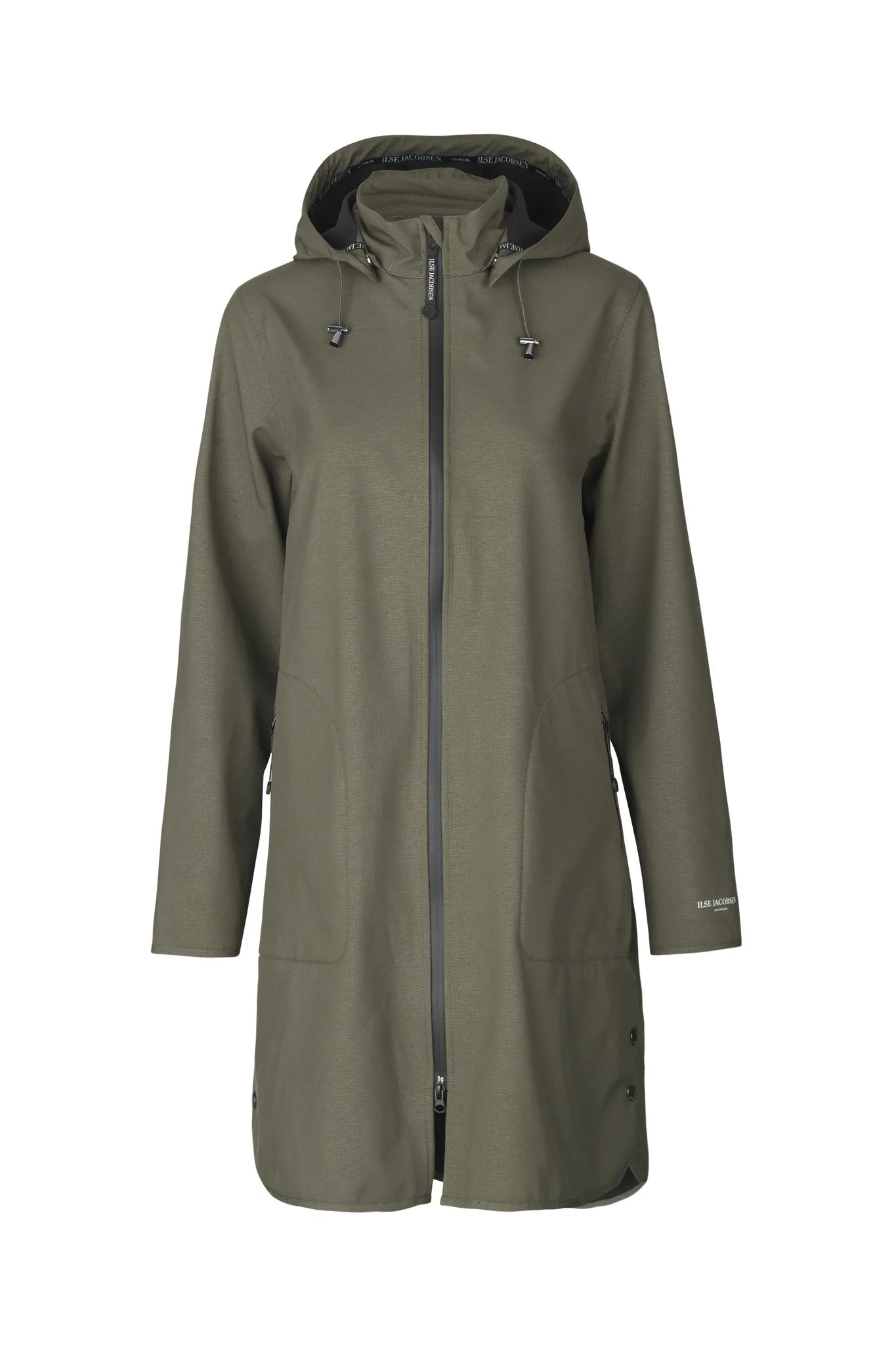 Ilse Jacobsen Rain 128 Raincoat in Army Green