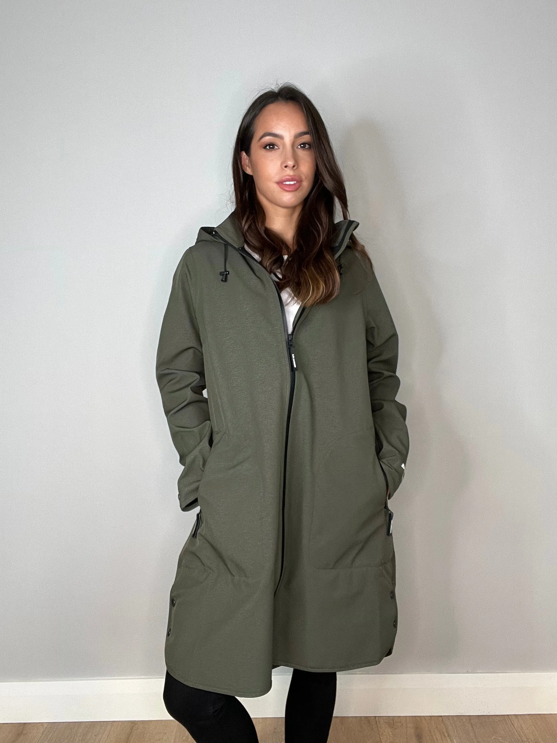 Ilse Jacobsen Rain 128 Raincoat in Army Green