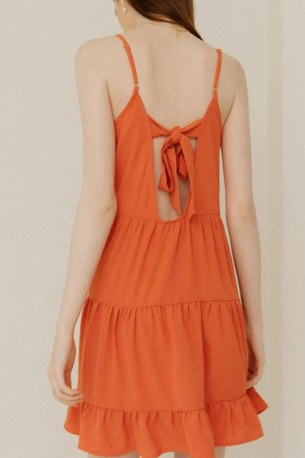 Ineffable Orange Dress