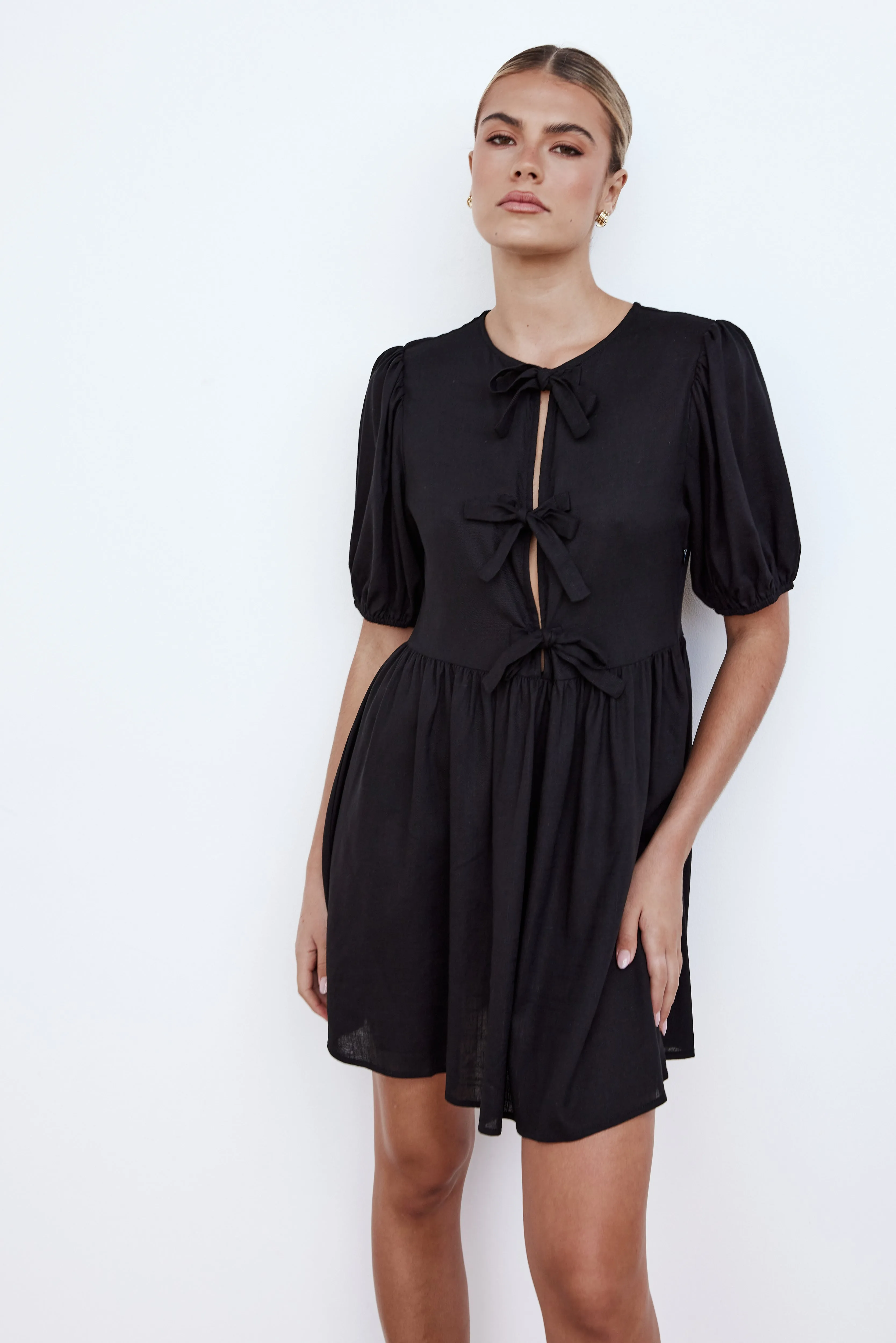 Iona Mini Dress (Black)