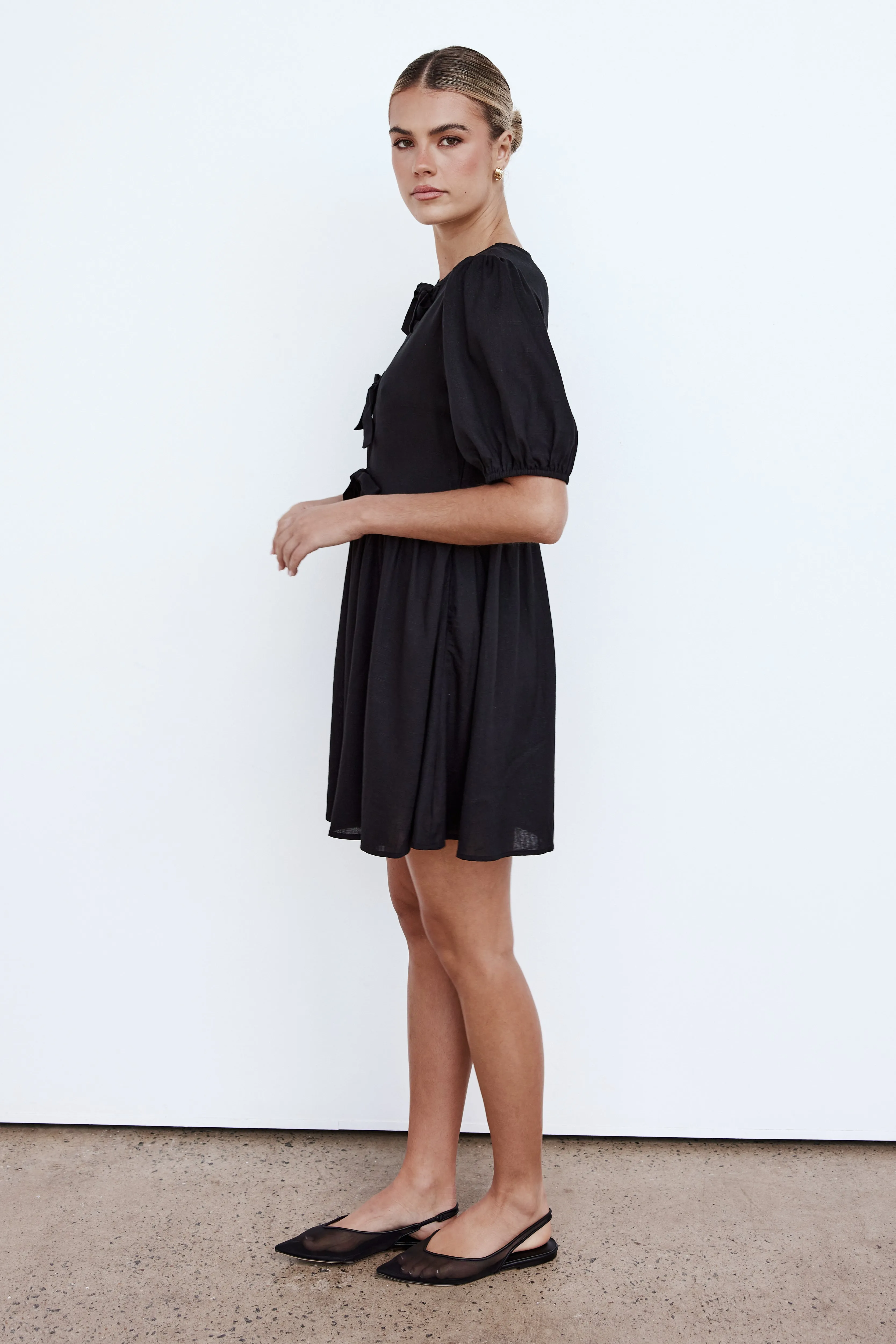 Iona Mini Dress (Black)