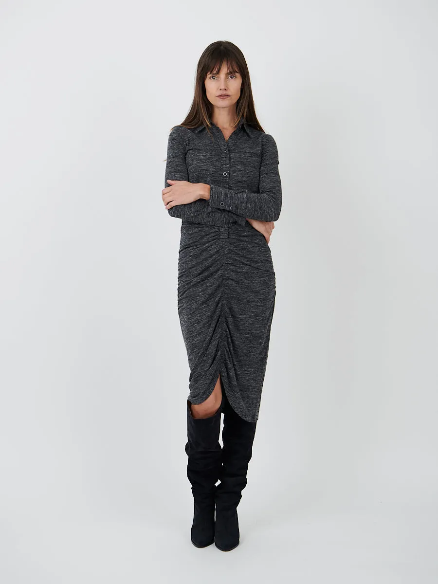 Ivalia Dress in Anthracite