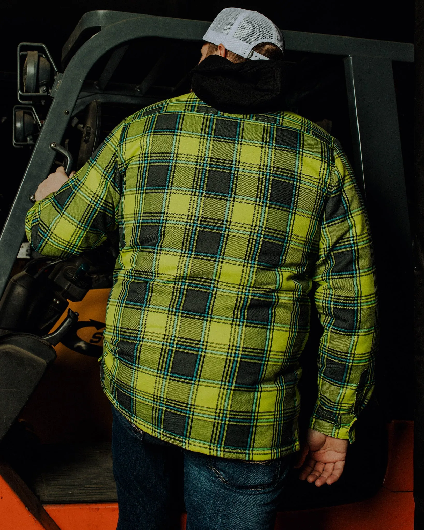 Jobsite Hooded Flannel Jacket