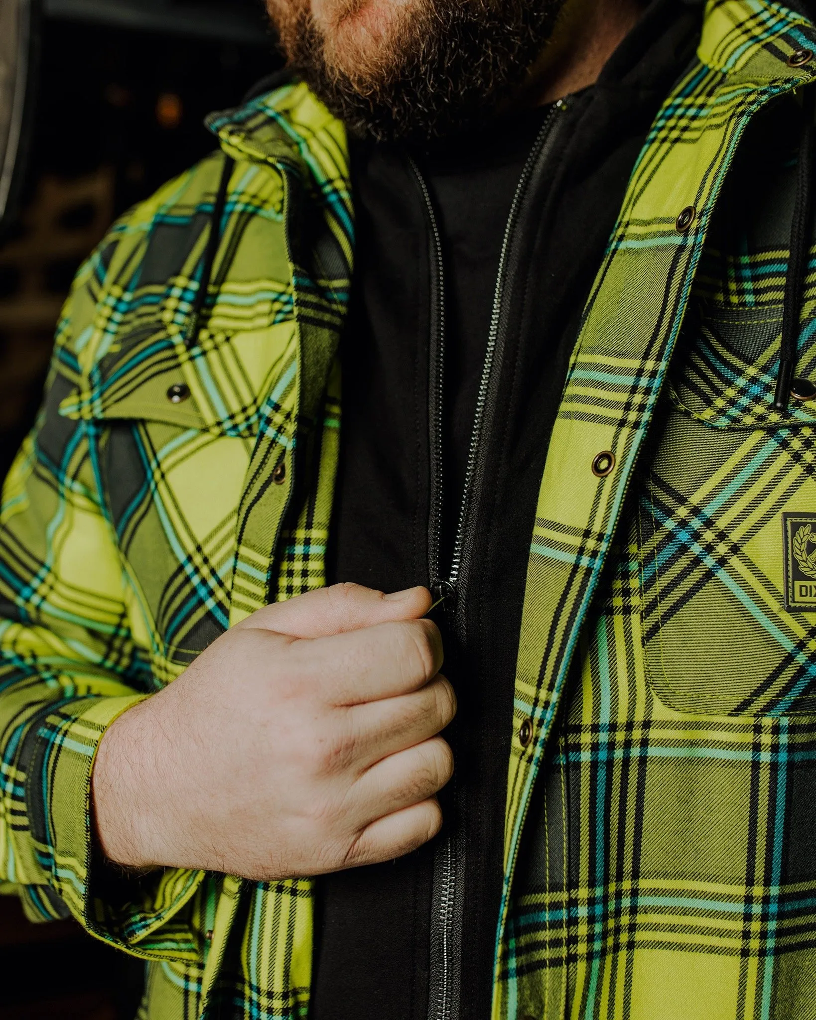 Jobsite Hooded Flannel Jacket