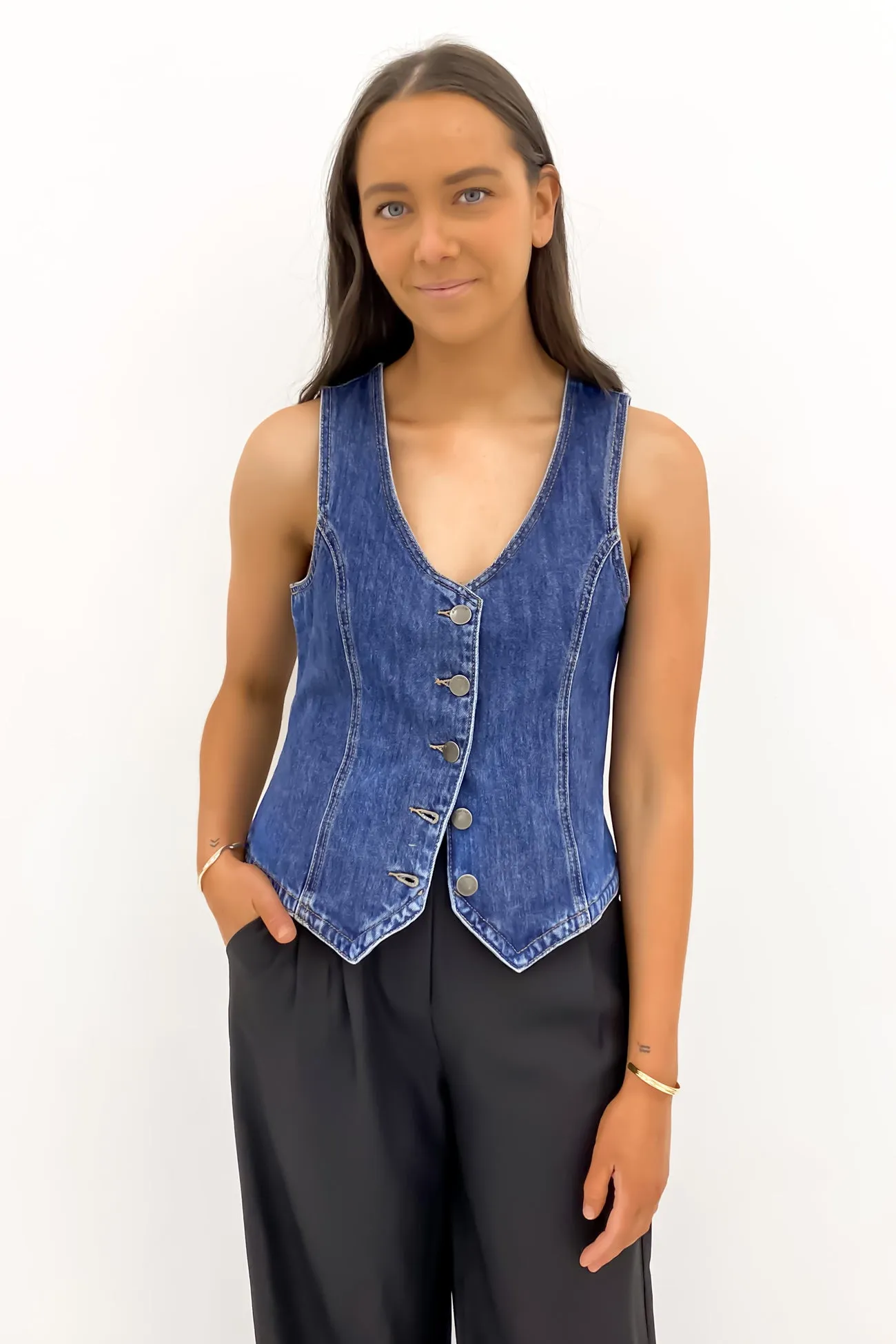 Korbin Vest Blue