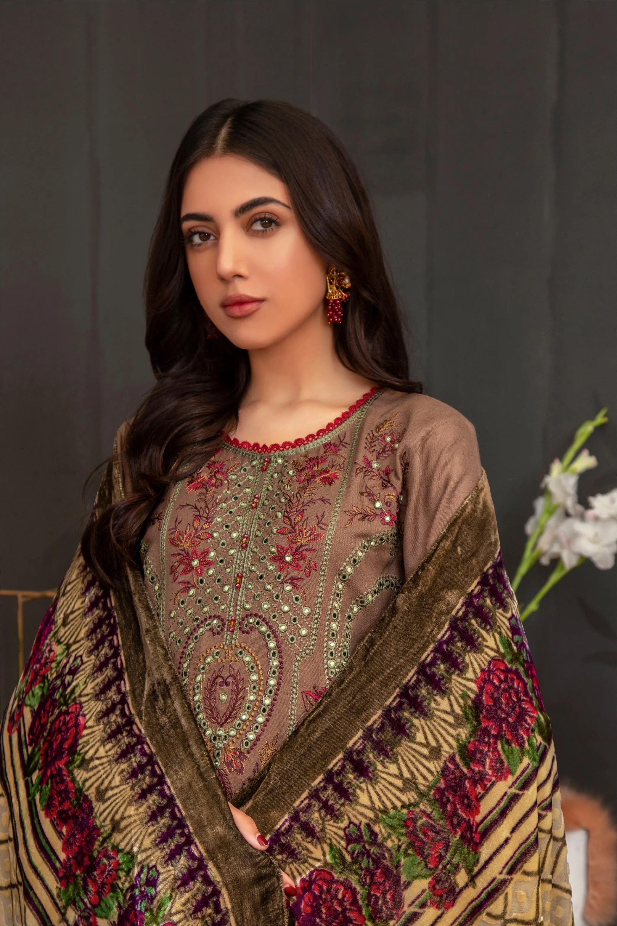 Lala Brocade Winter Collection (with Palachi Shawl) – HELENA