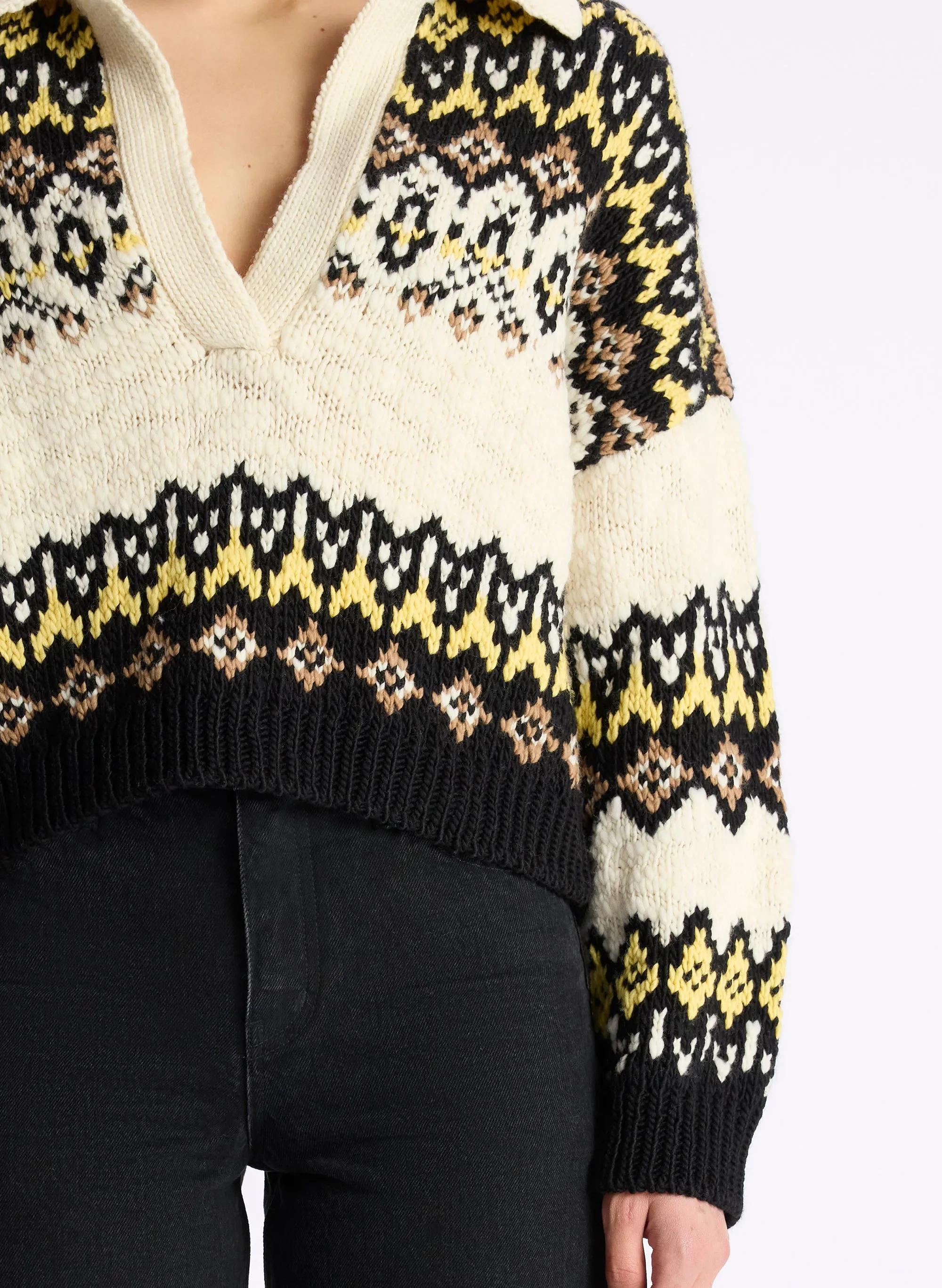 Landry Wool Fairisle Sweater