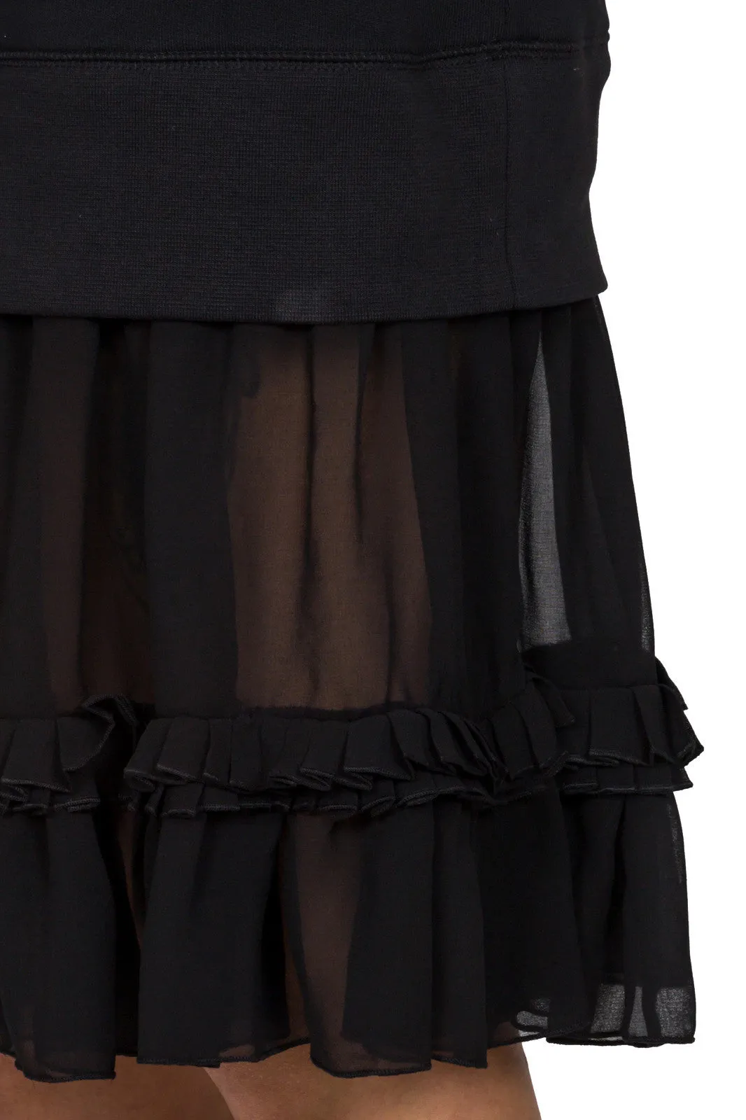 Layered Ruffle Hem Dress