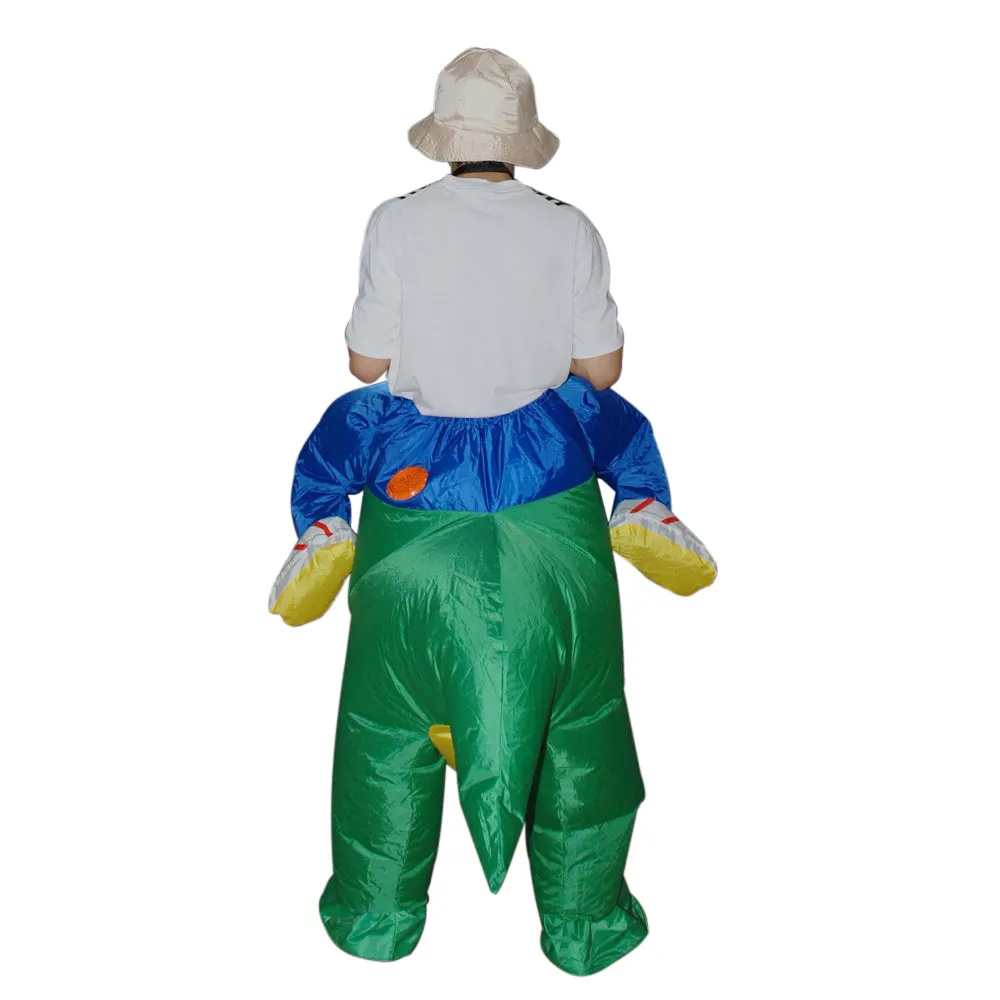 Lightweight Dino Inflatable Costume with Fan - One-Size