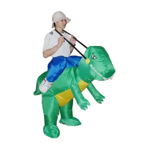 Lightweight Dino Inflatable Costume with Fan - One-Size