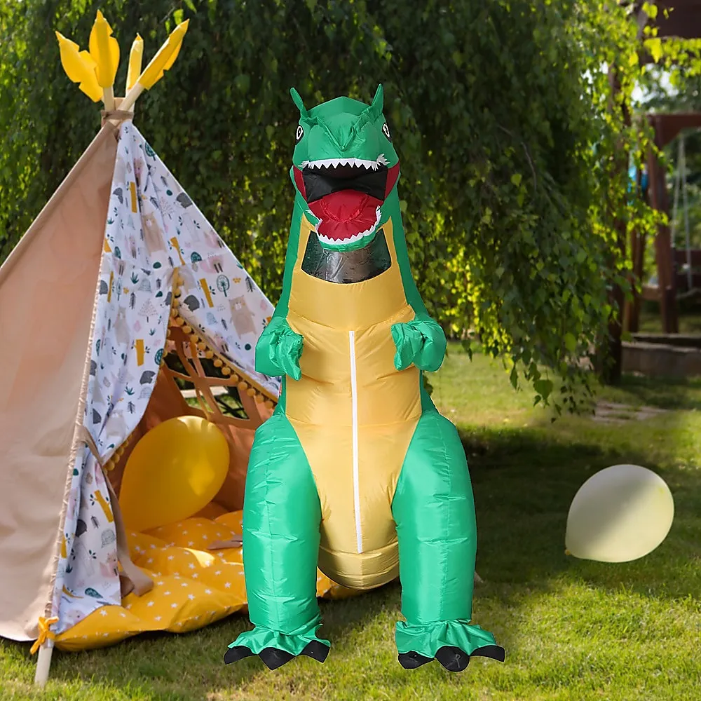 Lightweight T-Rex Inflatable Costume with Fan - Adult Size