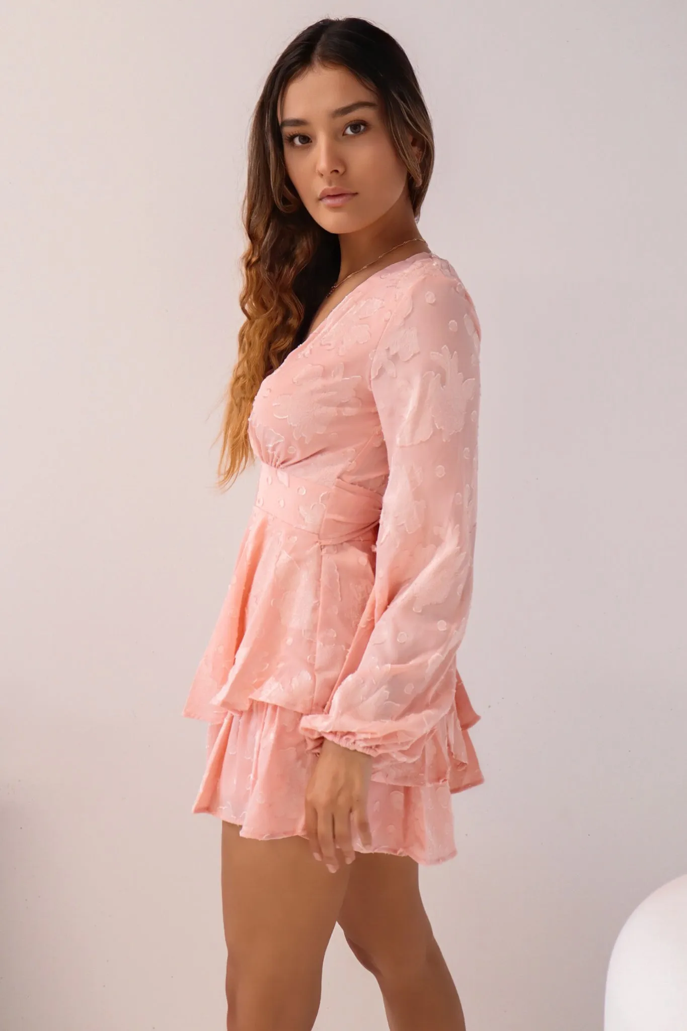 London Playsuit - Pink Floral Print