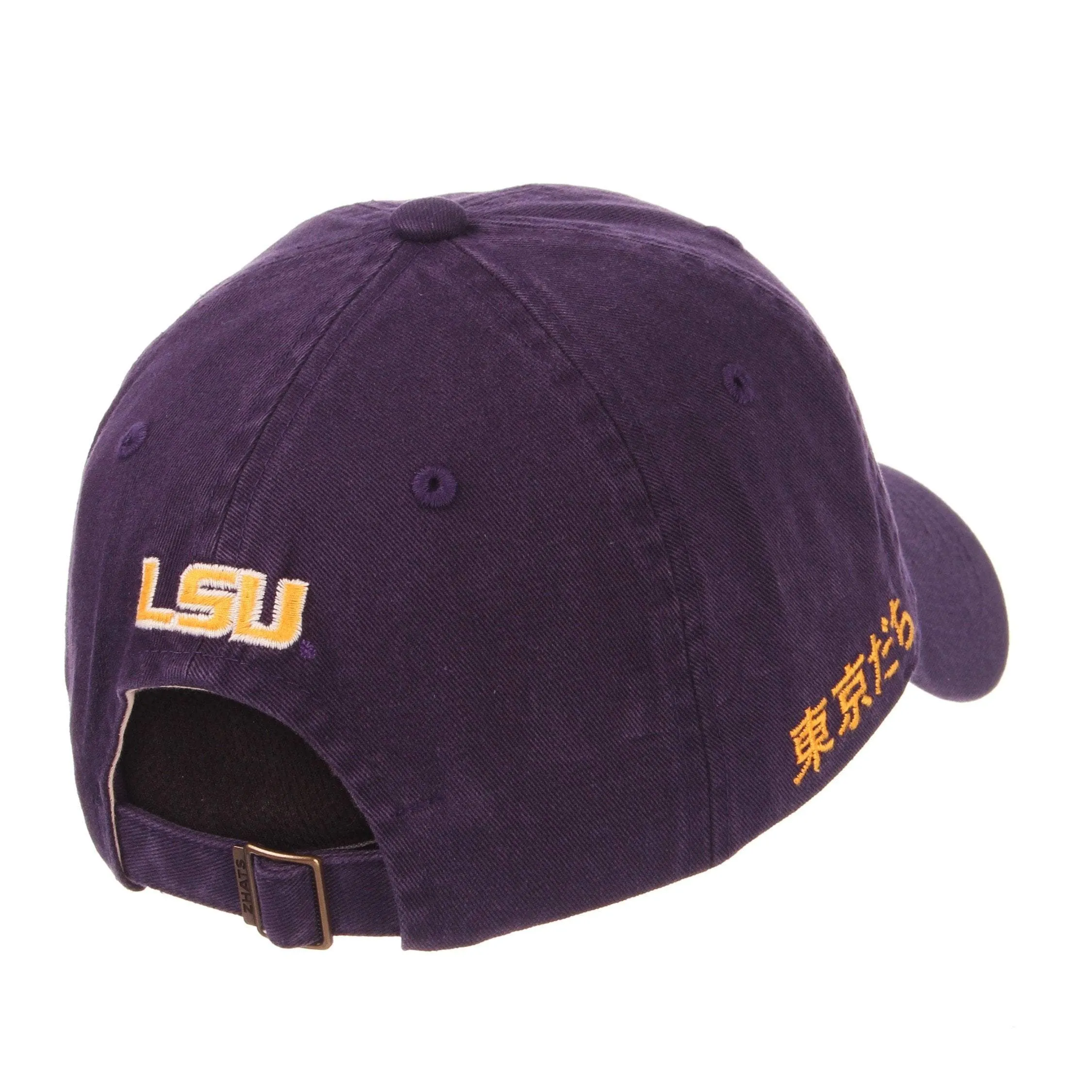 LSU Tigers Zephyr Tokyodachi Shibuya Purple Adj. Slouch Hat Cap