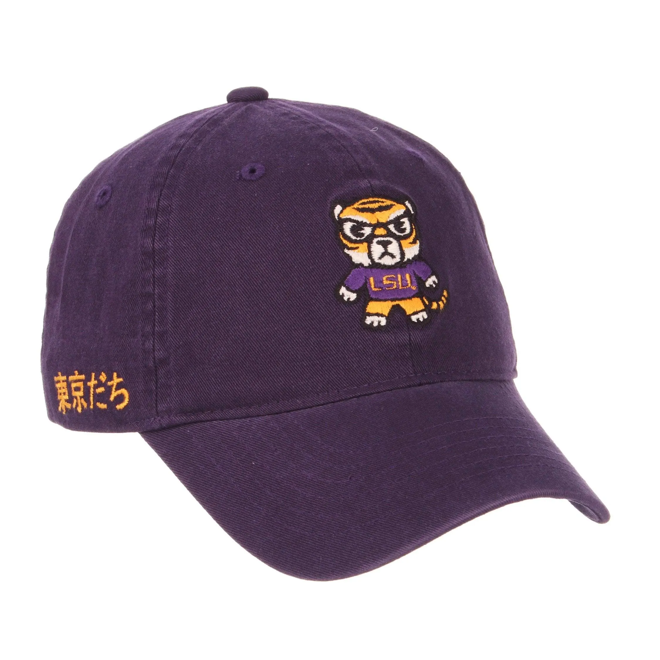 LSU Tigers Zephyr Tokyodachi Shibuya Purple Adj. Slouch Hat Cap