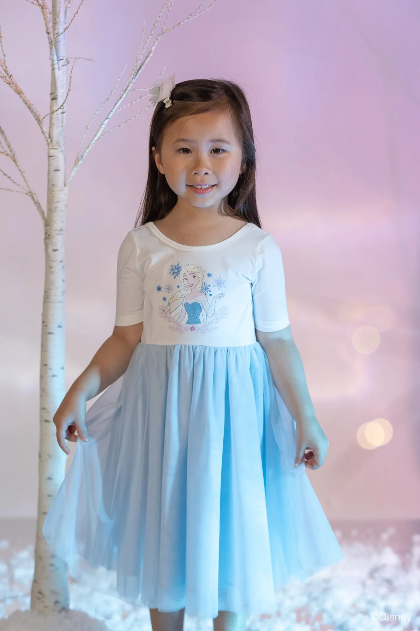 Lyla Dress - Snowflake Elsa