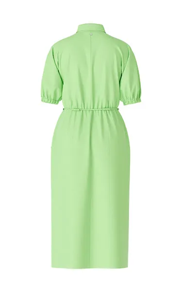 Marccain Linen Shirtdress in Beautiful Green