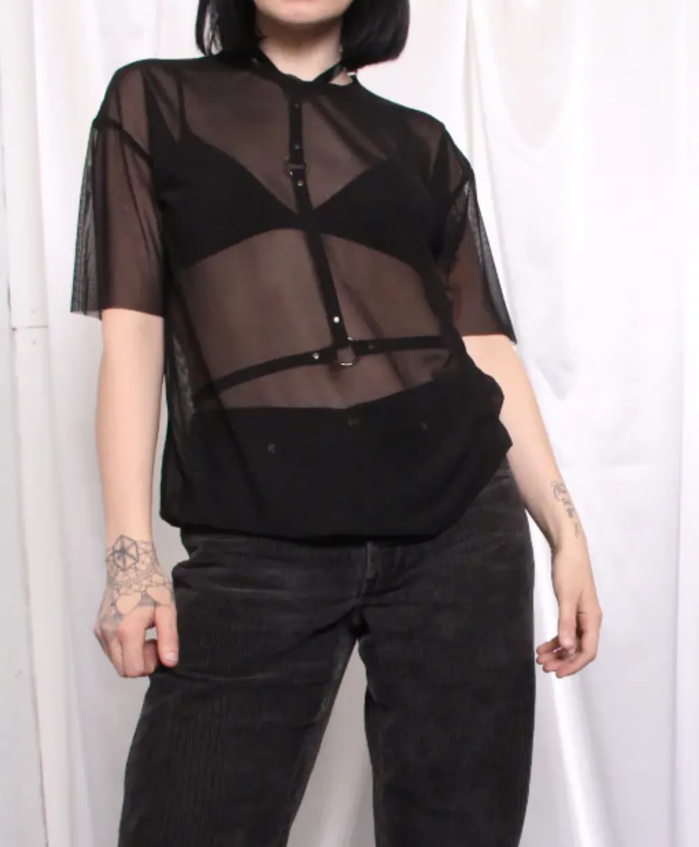 ME TO YOU sheer tee / dress (multiple sizes)