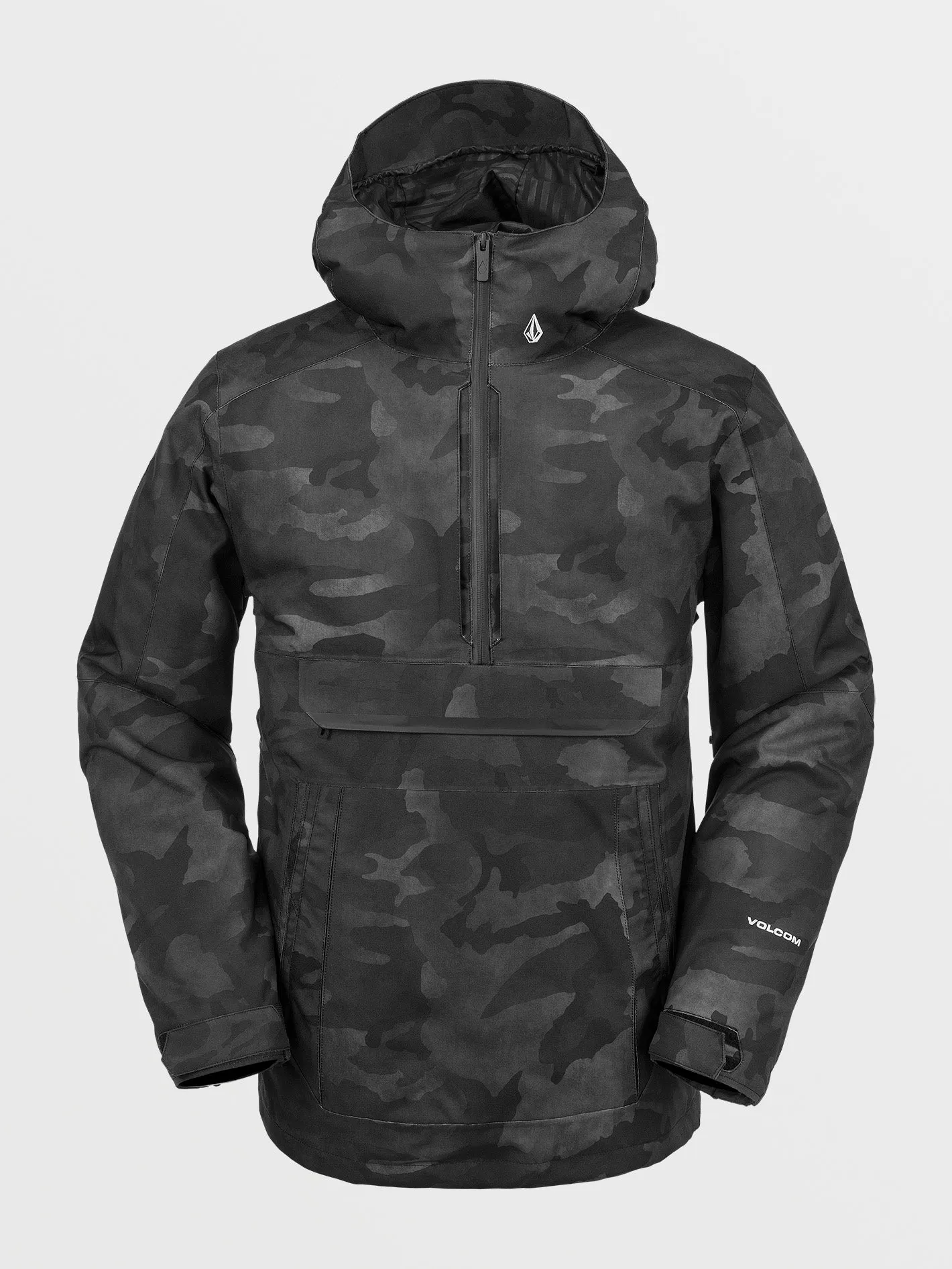 Mens Brighton Pullover Jacket - Black Camo