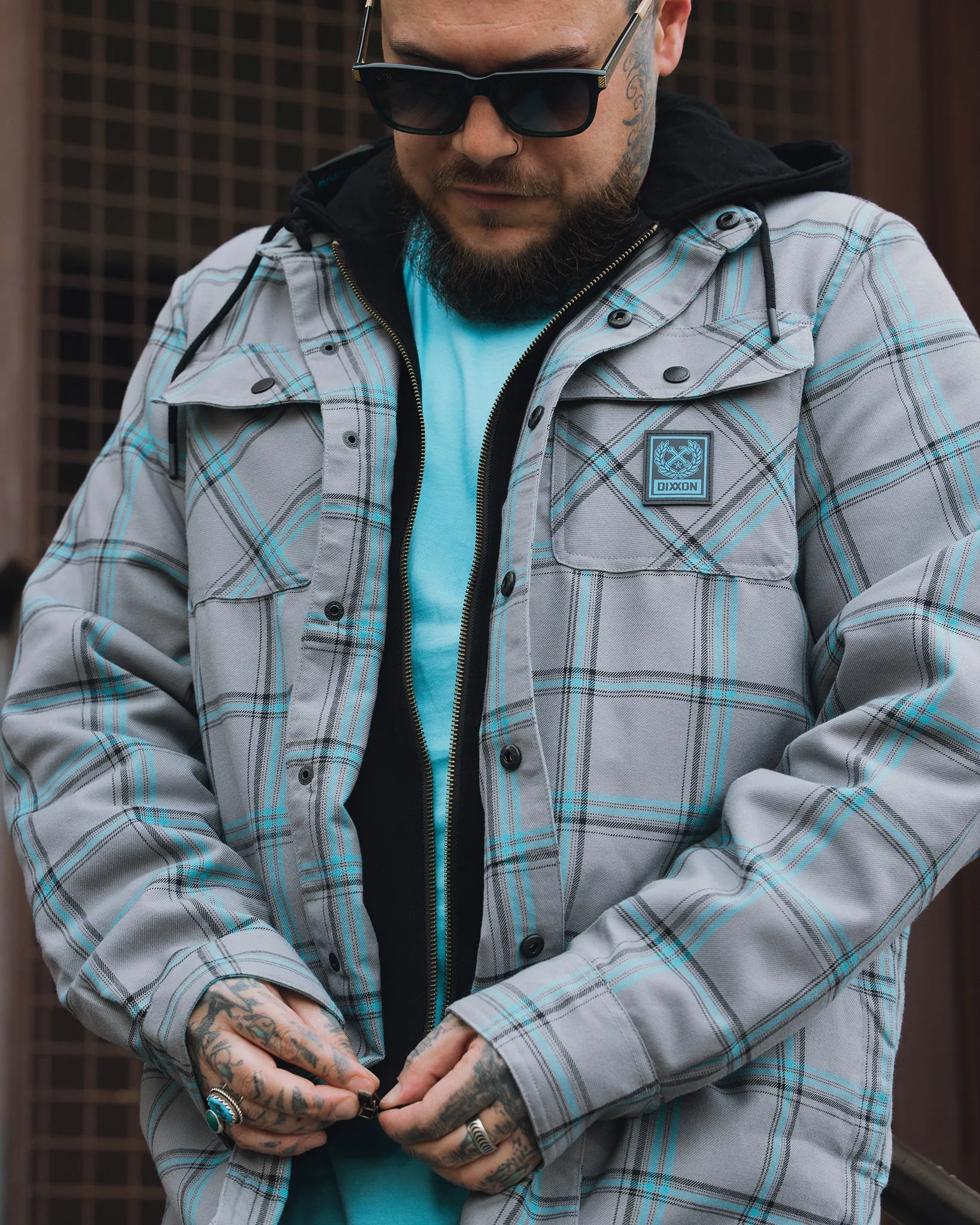 Midtown Hooded Flannel Jacket