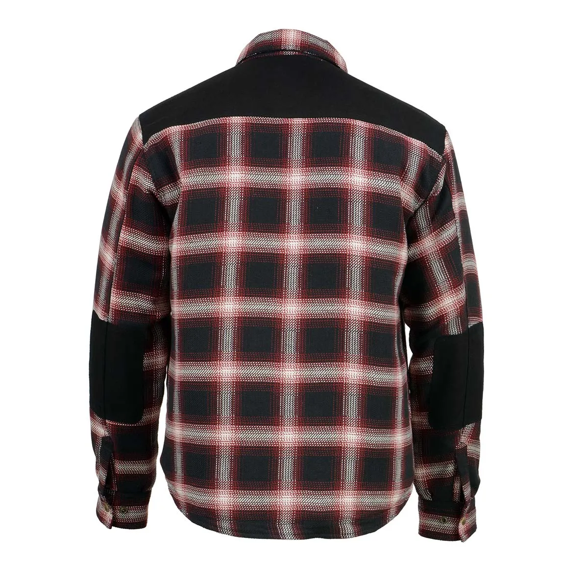 Milwaukee Leather MPM1637 Men's Plaid Mechanic Long Sleeve Flannel Biker Shirt