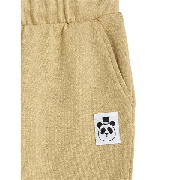 Mini Rodini Beige Basic Solid Sweatpants