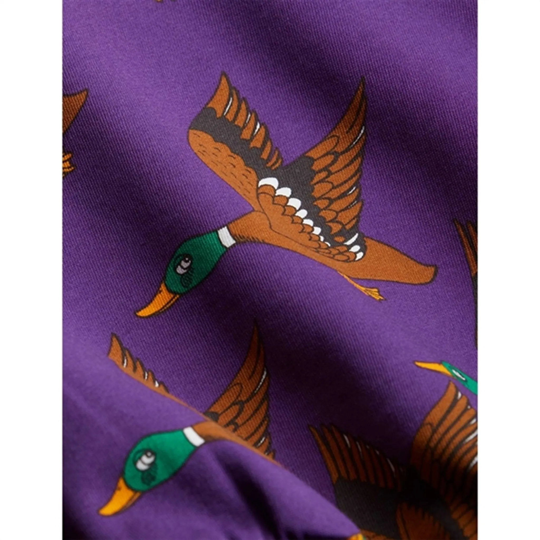 Mini Rodini Ducks Aop Sweatpants Purple