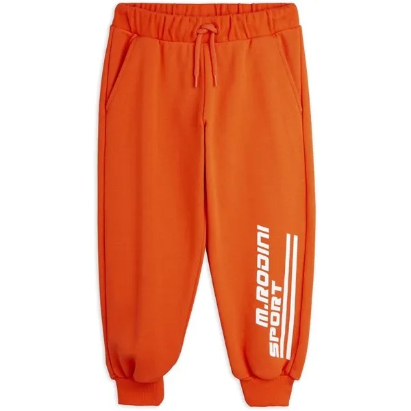 Mini Rodini Red M Rodini Sport Sp Sweatpants