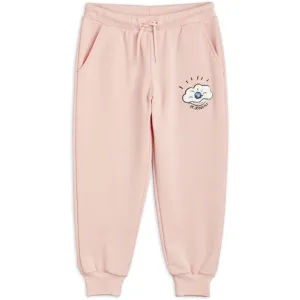 Mini Rodini Seashell Chenille Emb Sweatpants Pink