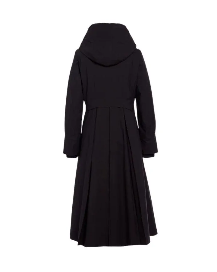 Moira Pleated Hooded Coat