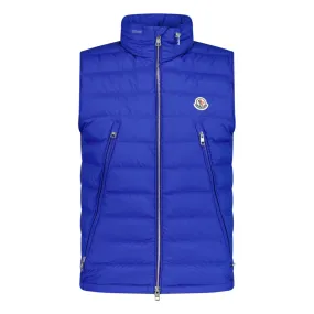 MONCLER 'ALBYT' GILET ROYAL BLUE