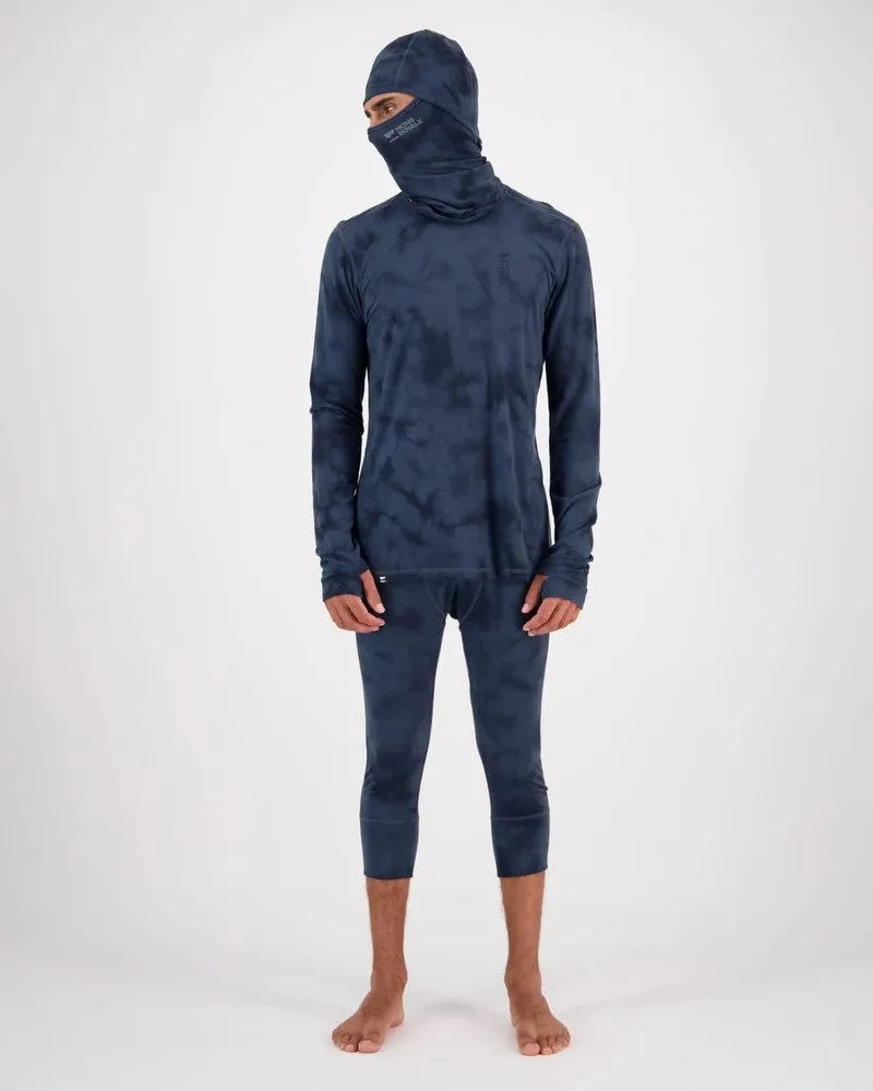 Mons Royale Santa Rosa Merino Flex 200 Balaclava - Powder Storm Tie Dye