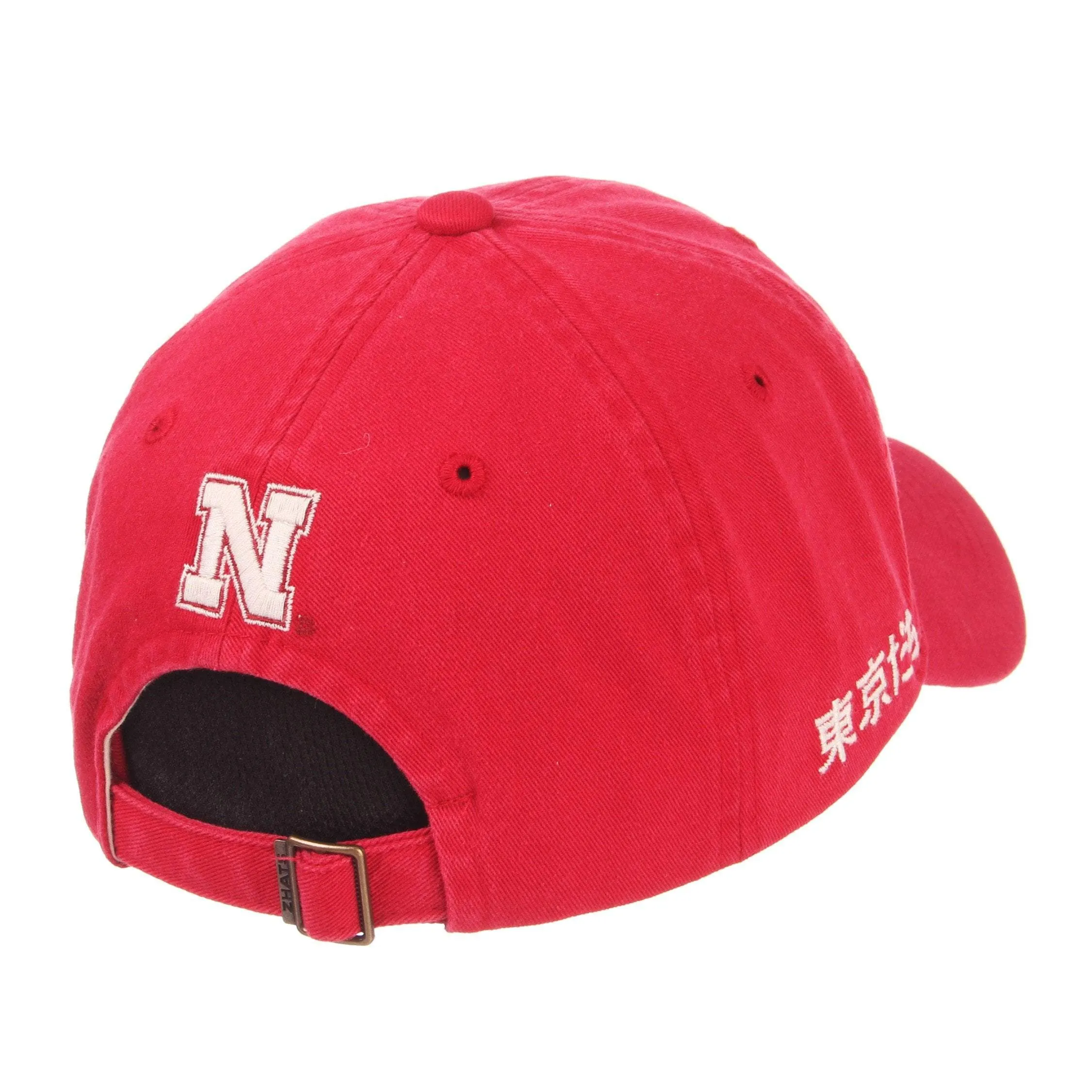 Nebraska Cornhuskers Zephyr Tokyodachi Shibuya Red Adj. Slouch Hat Cap