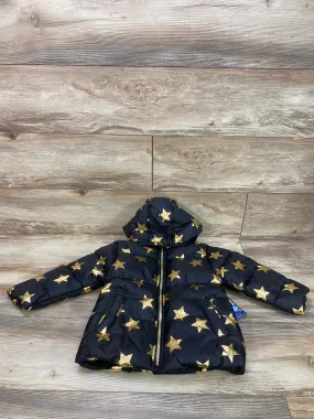 NEW Arctic Impact Gold Star Foil Printed Puffer Coat sz 3T