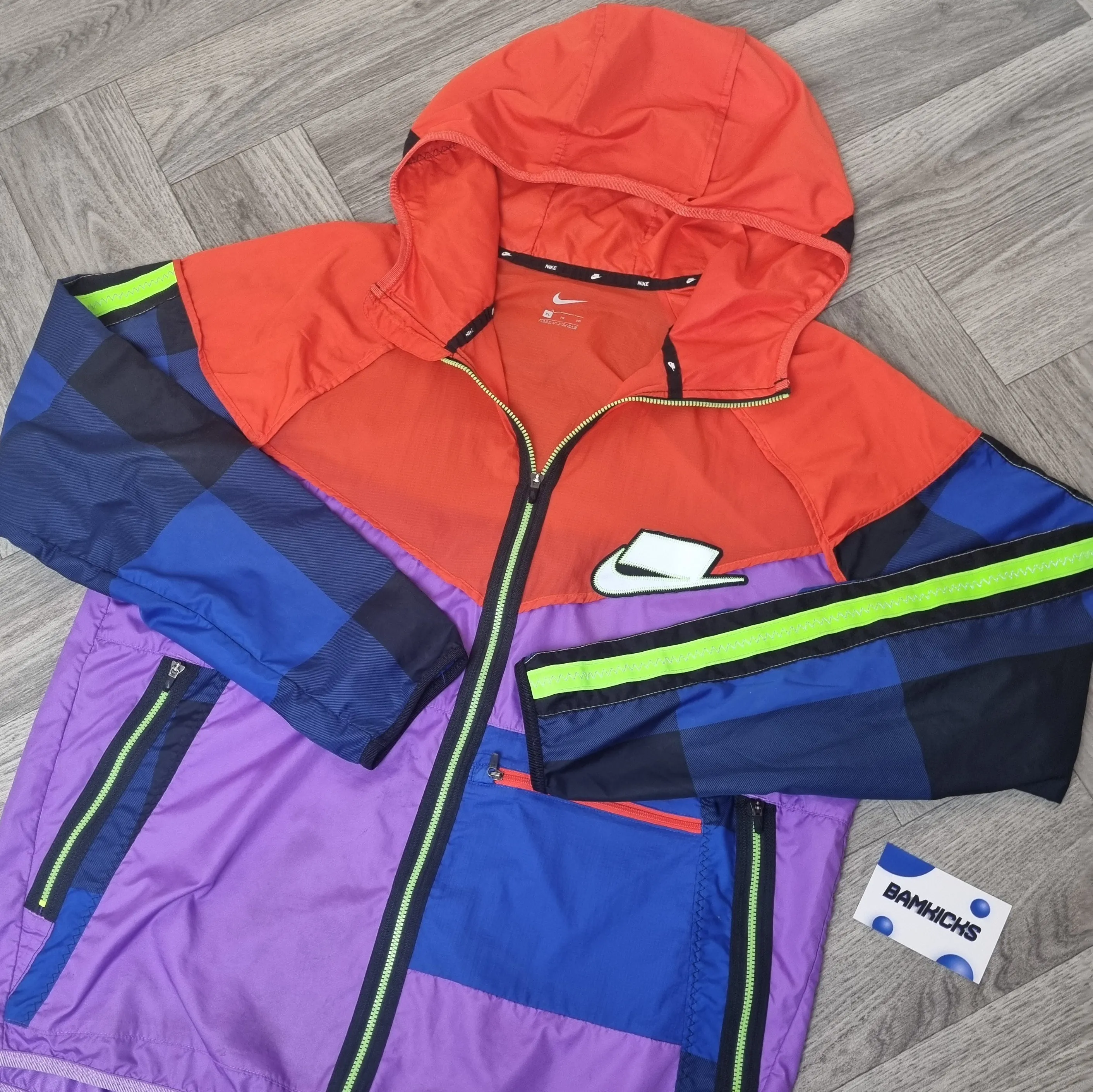 Nike Patchwork Wildrun Windrunner Purple 'Meekz' Jacket