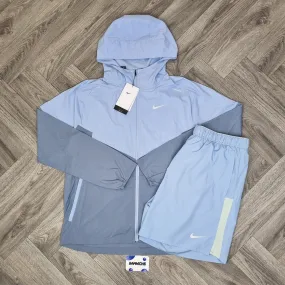 Nike UV Repel Windrunner & Challenger Shorts Cobalt Bliss Set