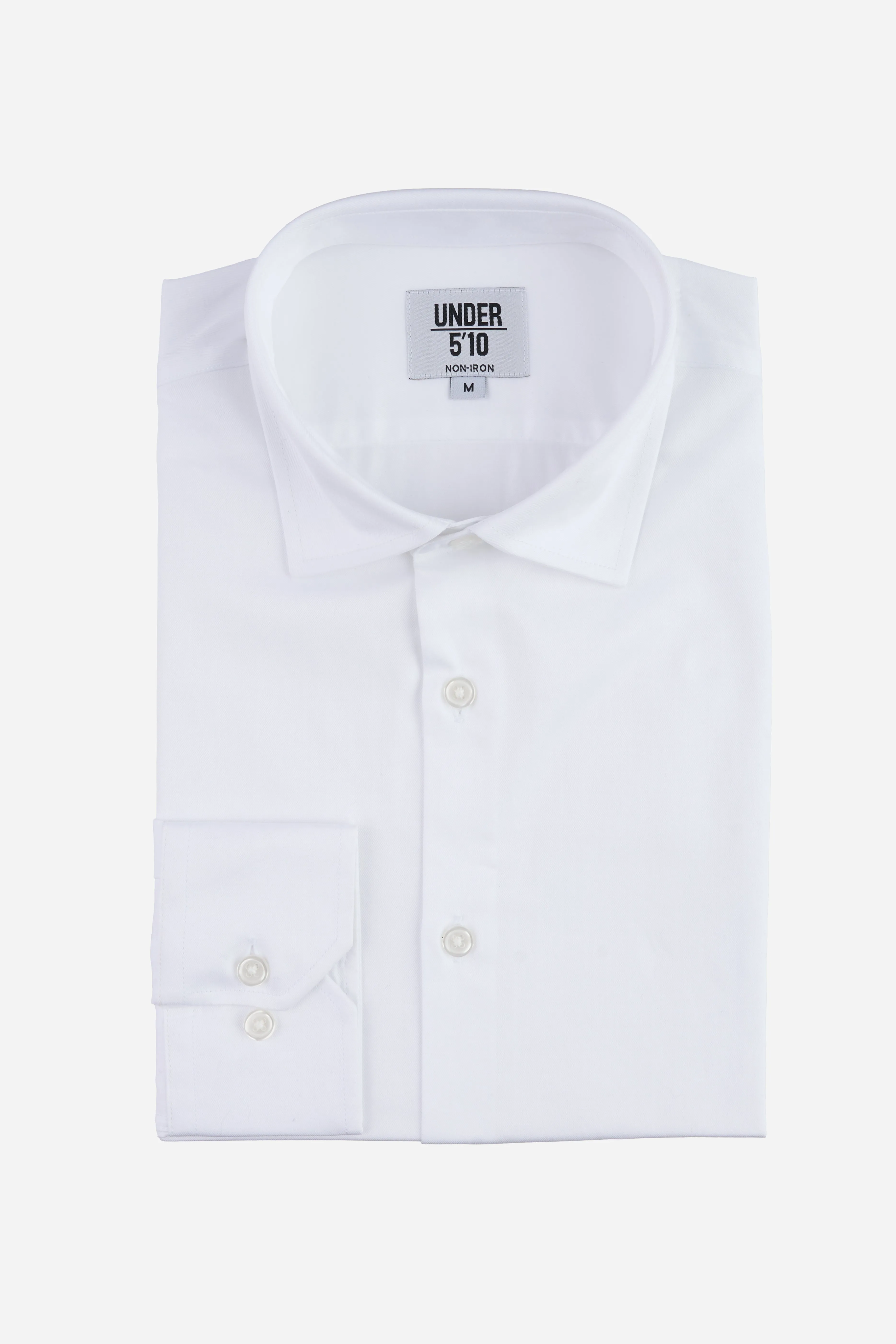 Non-Iron Twill Dress Shirt White