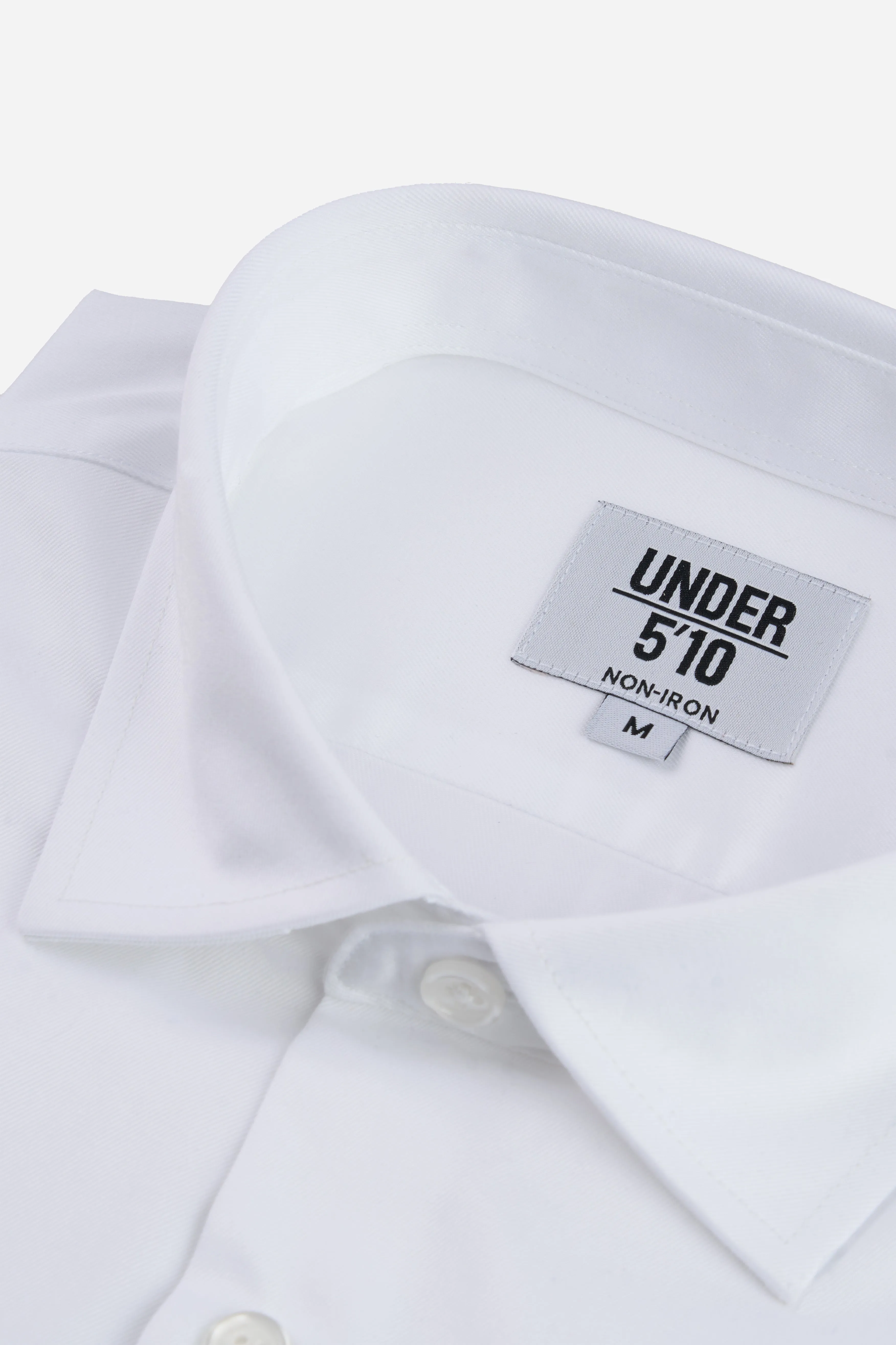 Non-Iron Twill Dress Shirt White